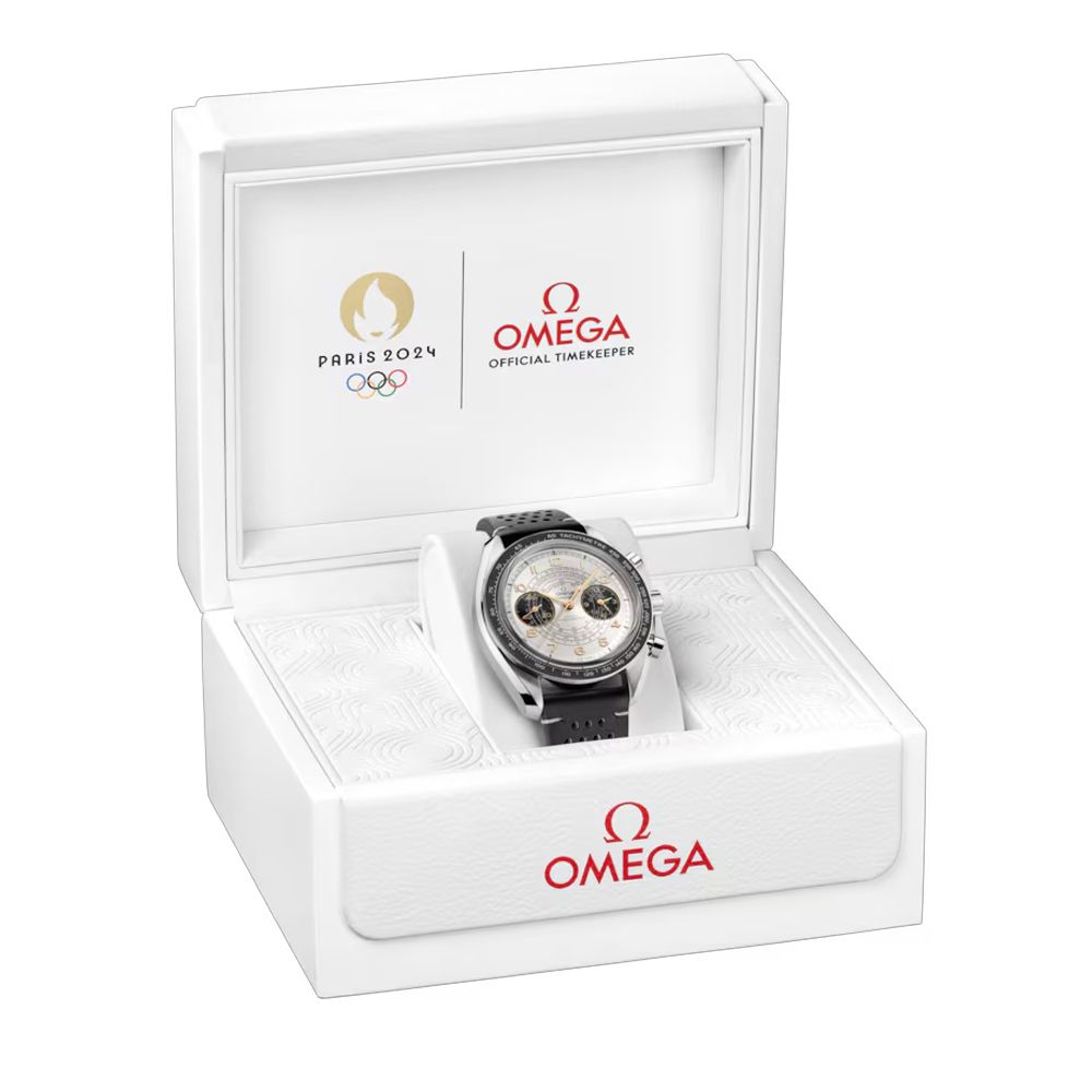 Omega Speedmaster Chronoscope Paris 2024 on Strap