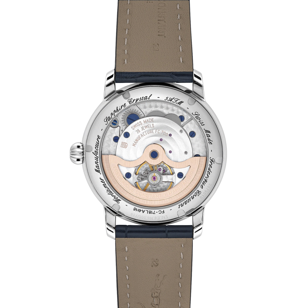 Frederique Constant FC-718LA4H6 Classic Worldtimer Lapis Lazuli Limited Edition