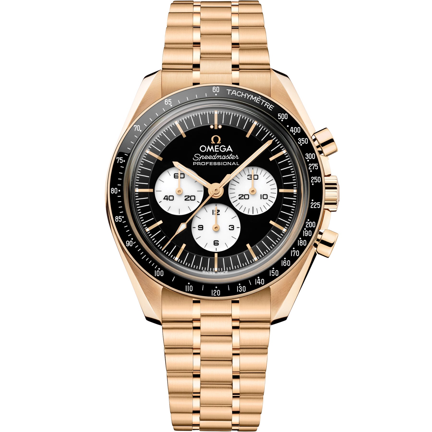 Omega Speedmaster Moonwatch Professional "Reverse Panda" Dial Moonshine Gold 310.60.42.50.01.002