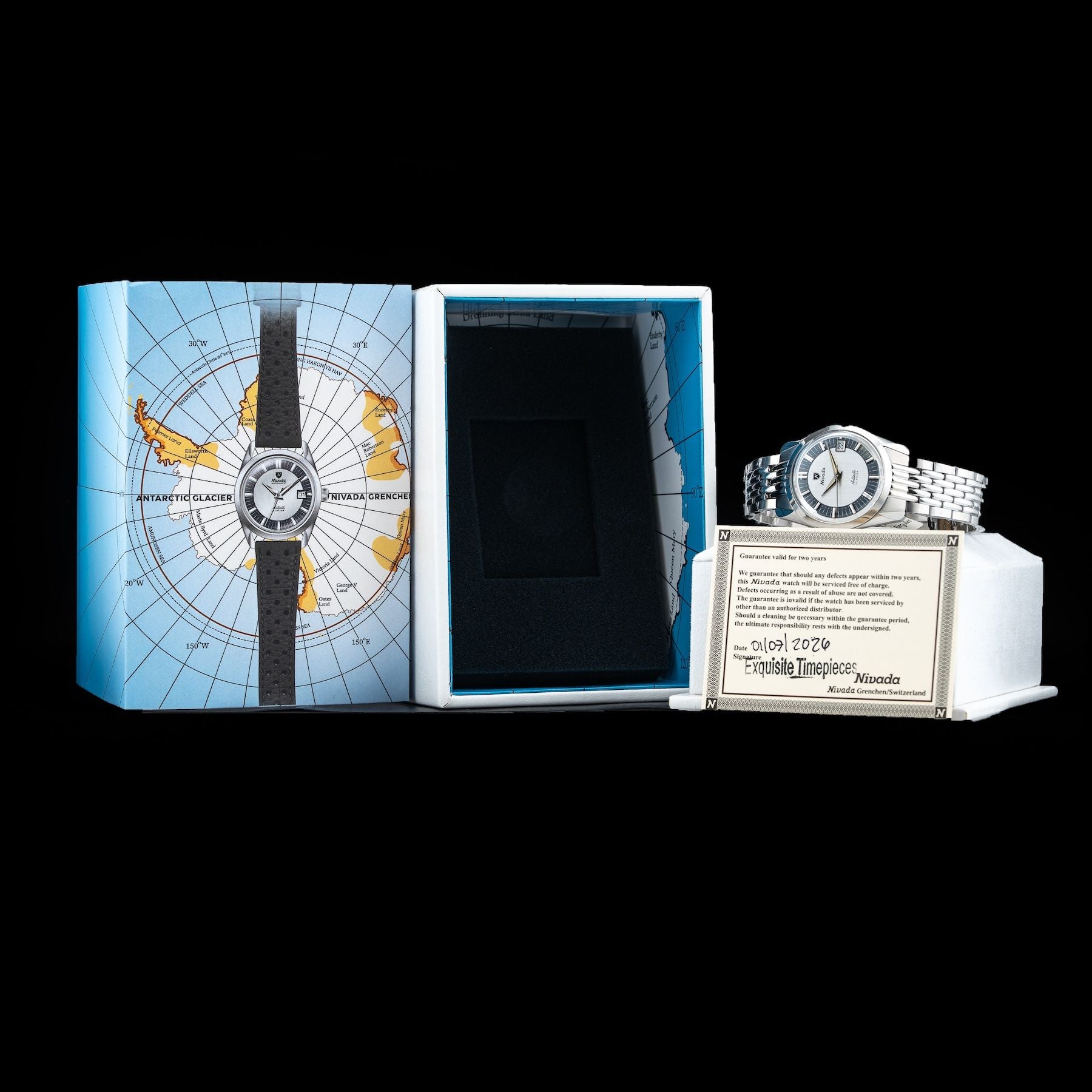 Nivada Grenchen 35020M04 Antarctic Glacier 35mm