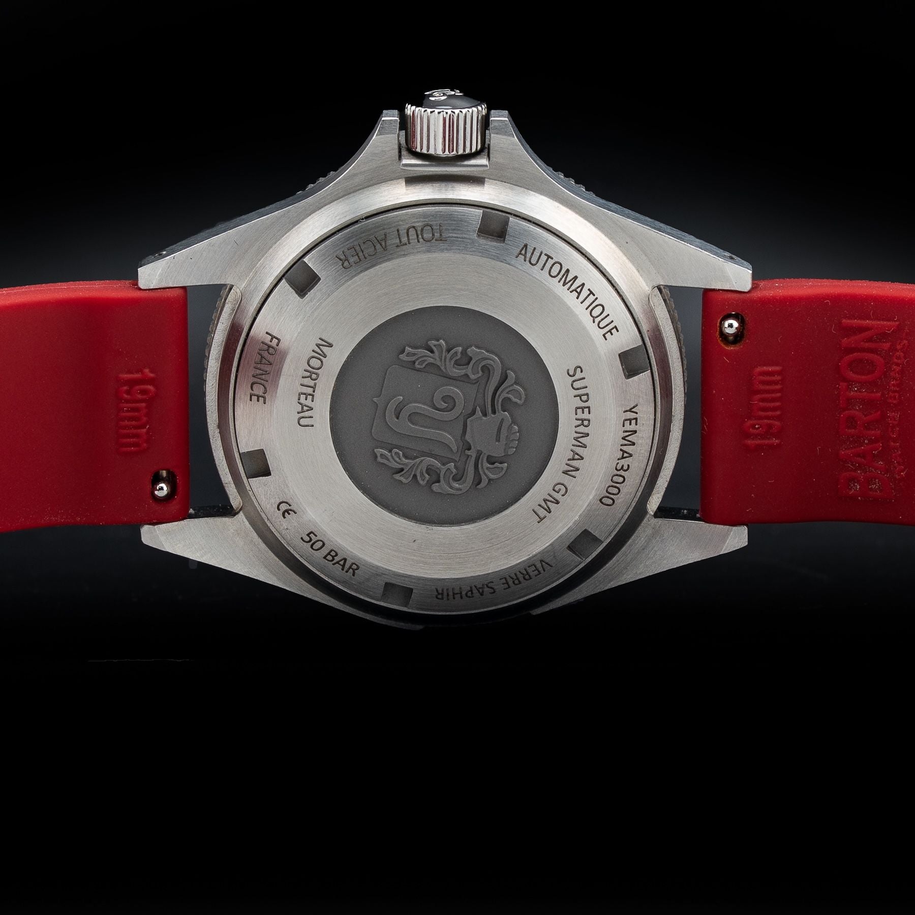 Yema YGMT23B41 Superman 500 GMT Automatic Red & White Bezel