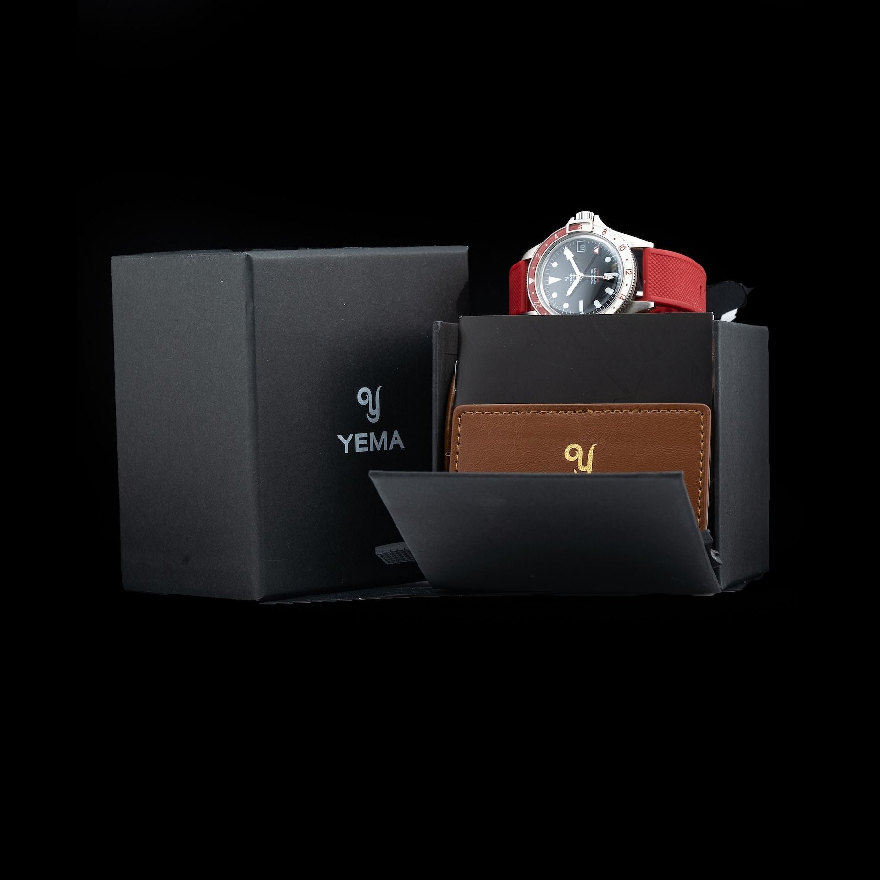 Yema YGMT23B41 Superman 500 GMT Automatic Red & White Bezel