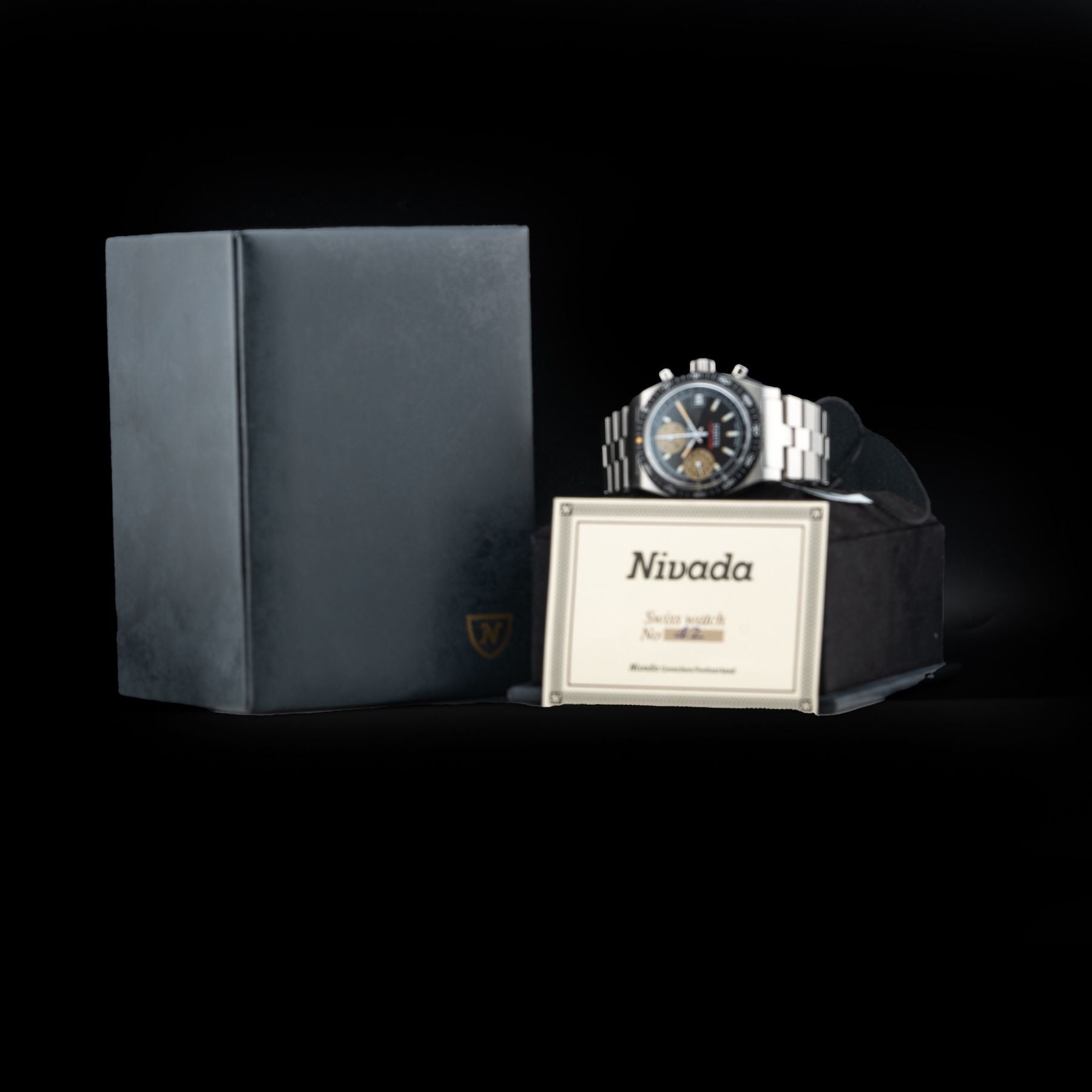 Nivada Grenchen 77001A45 Chronosport Cream Luminova Automatic 38mm