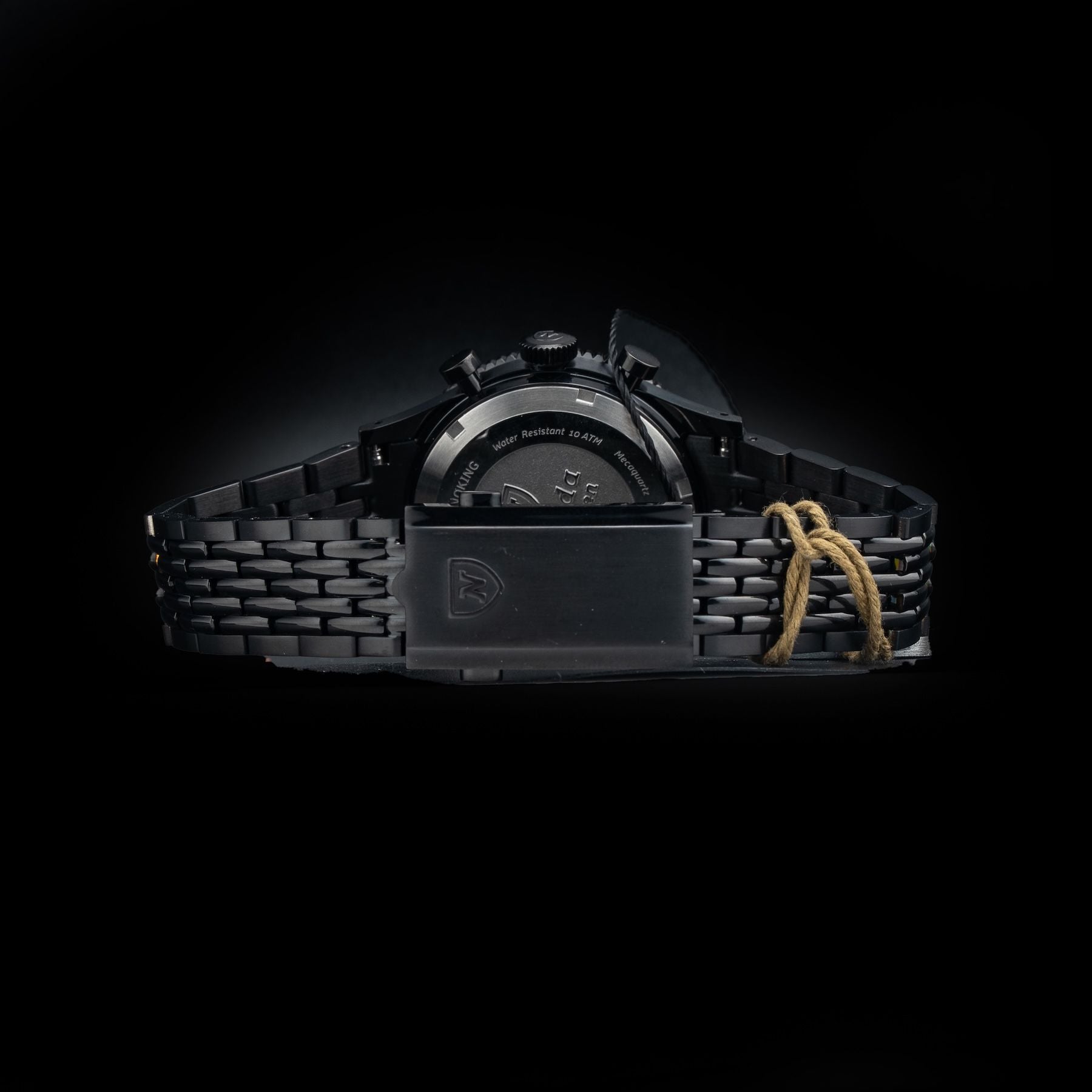 Nivada Grenchen 87041Q04 Chronoking Mecaquartz Black