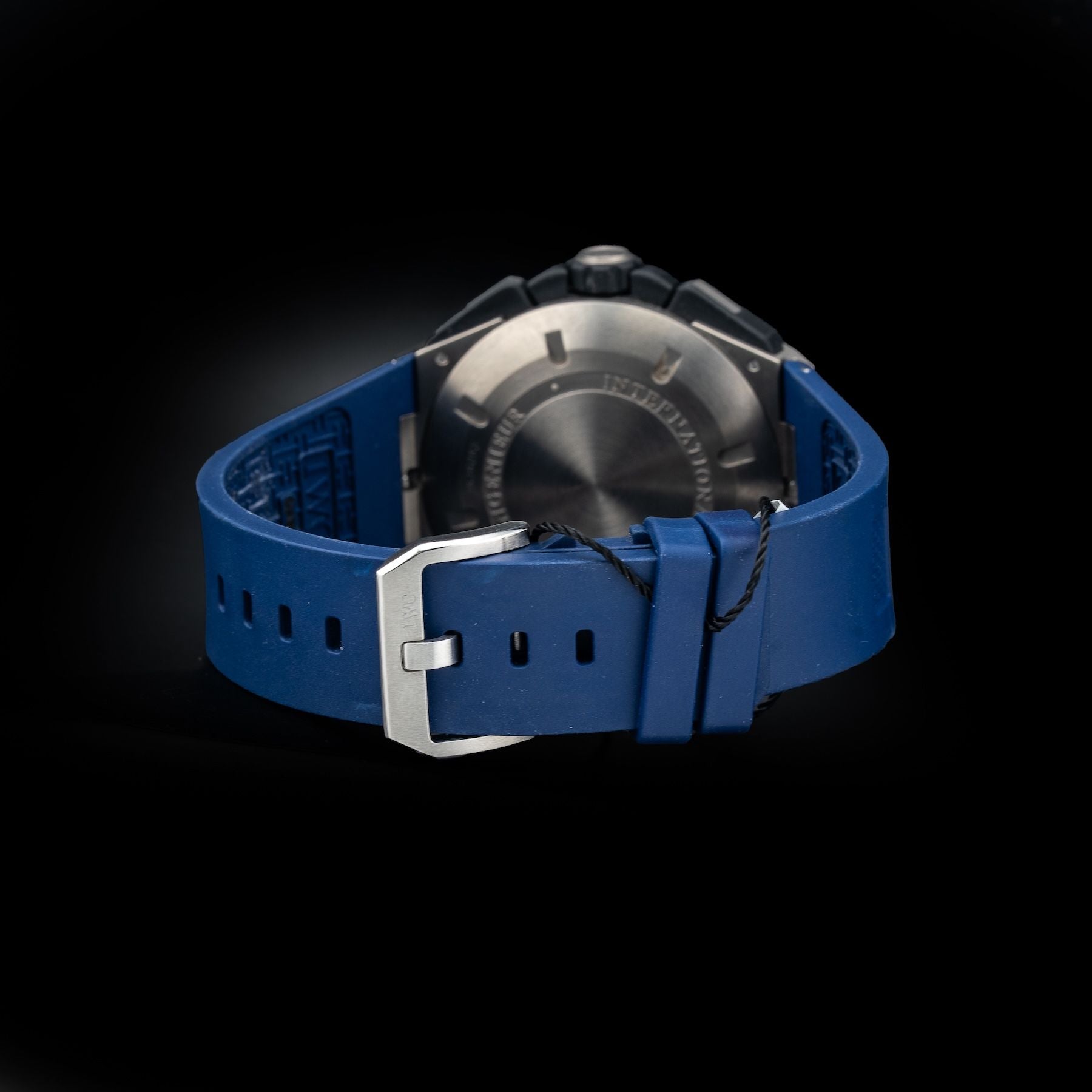 IWC IW376501 Ingenieur Double Chronograph Titanium Certified 45mm Blue Rubber Strap