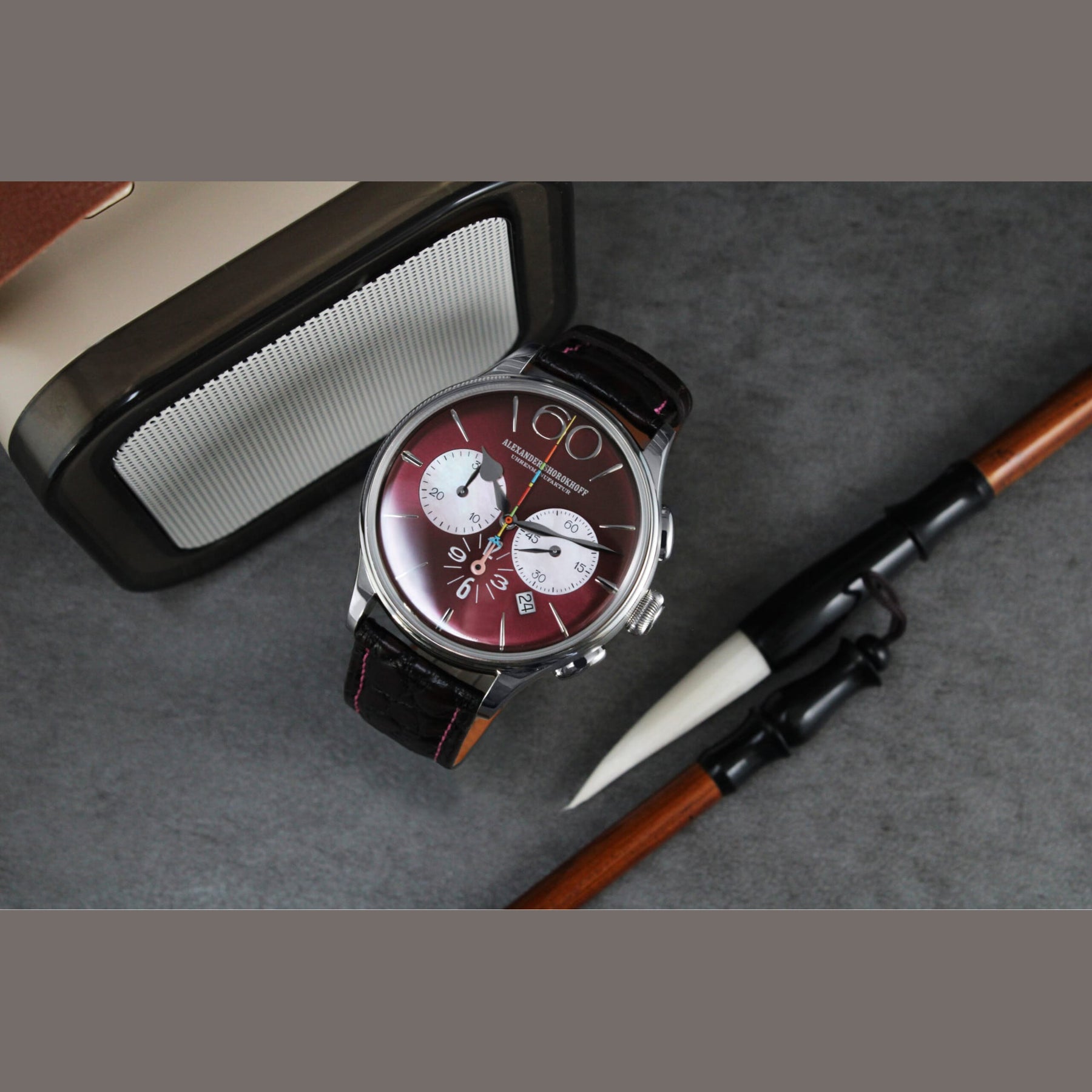 Alexander Shorokhoff AS.HS-06 Happy Seconds Bordeaux