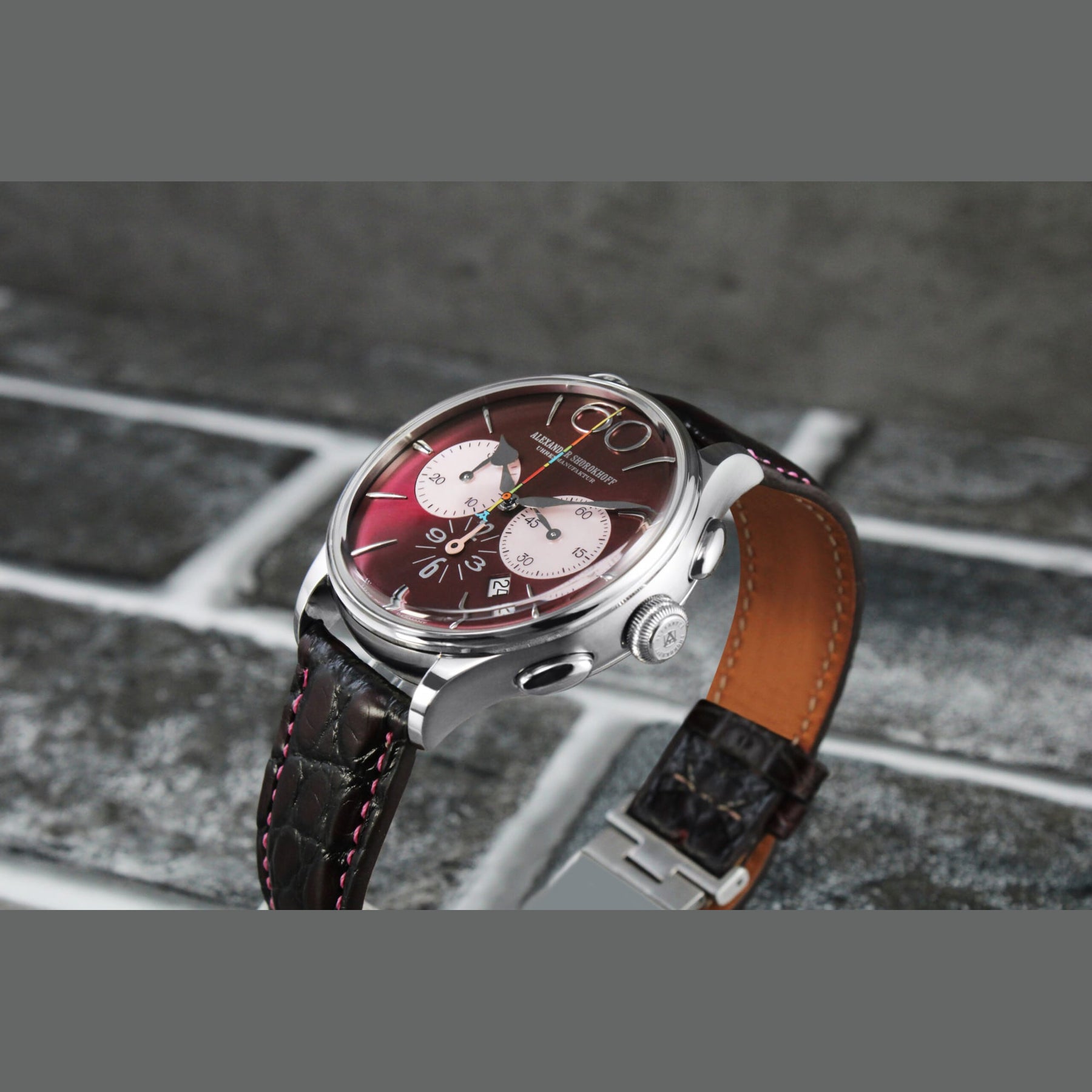 Alexander Shorokhoff AS.HS-06 Happy Seconds Bordeaux