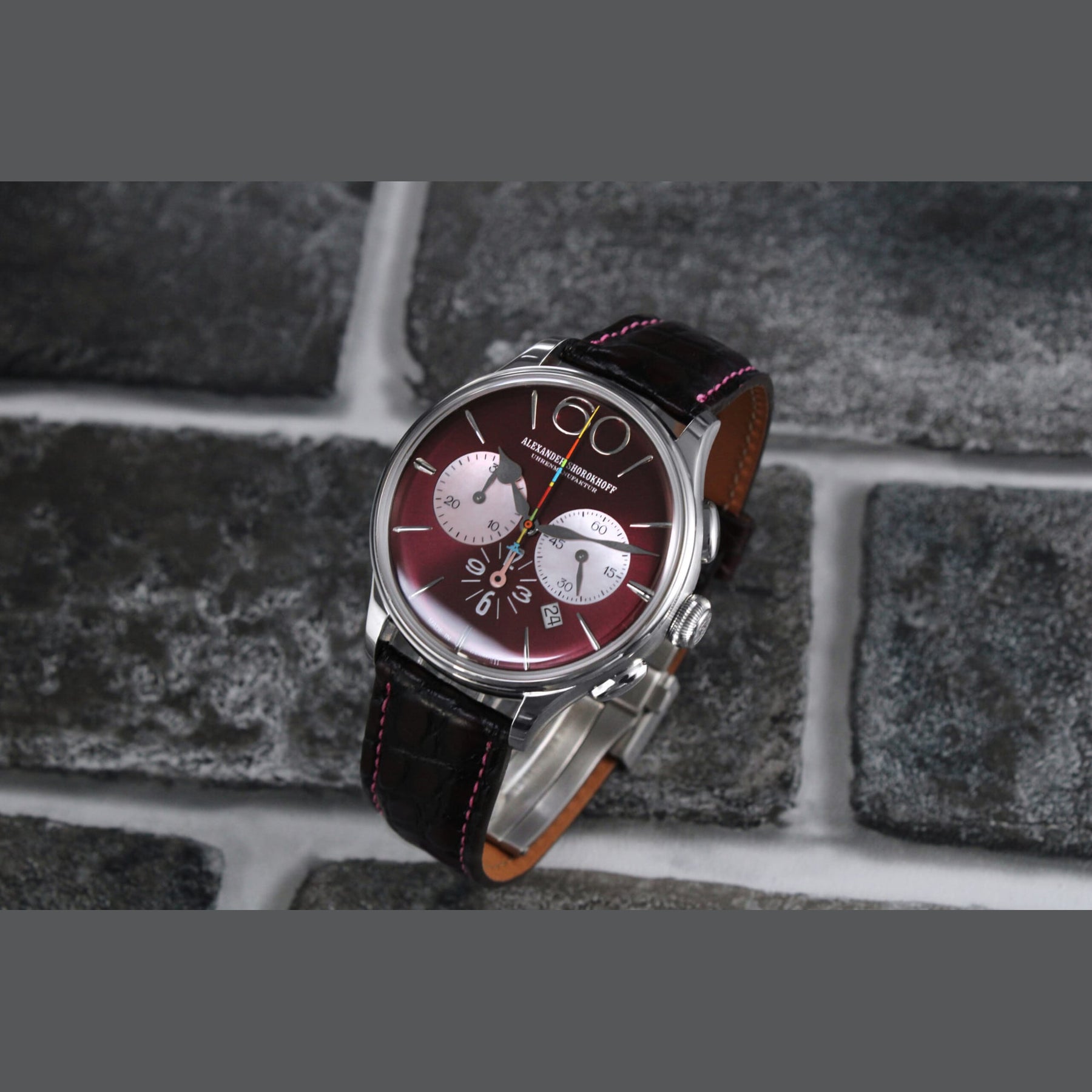 Alexander Shorokhoff AS.HS-06 Happy Seconds Bordeaux