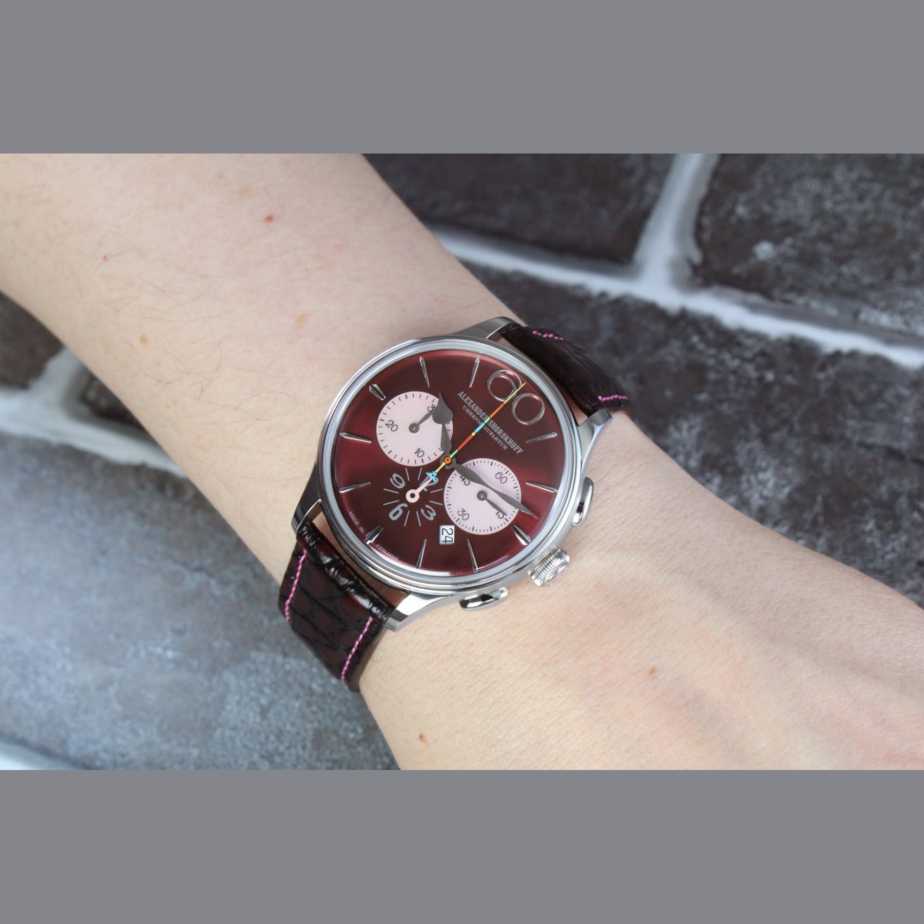 Alexander Shorokhoff AS.HS-06 Happy Seconds Bordeaux