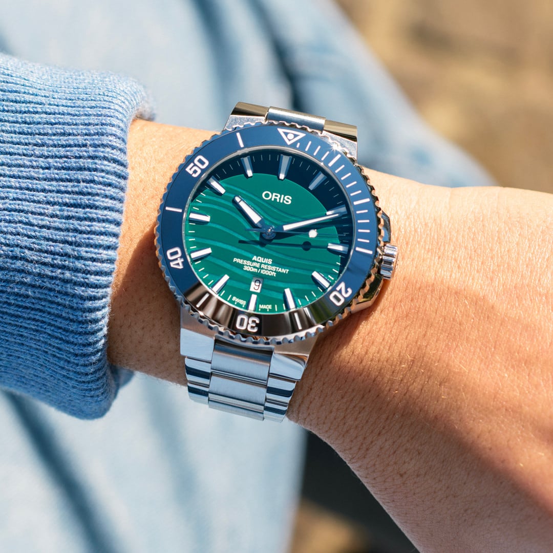 Oris 01 733 7789 4197-Set Aquis Yangtze Jiangtun Limited Edition