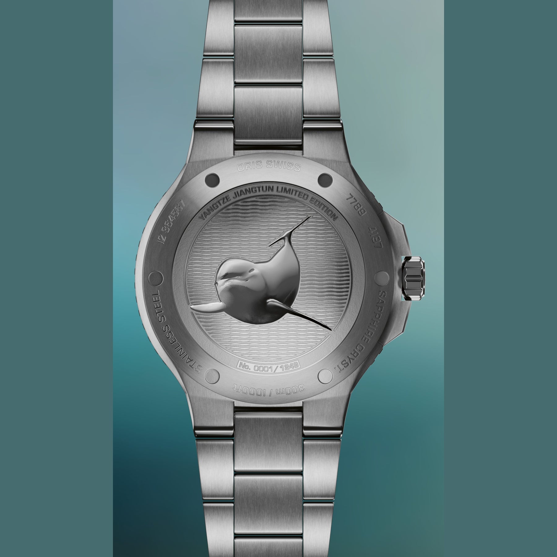 Oris 01 733 7789 4197-Set Aquis Yangtze Jiangtun Limited Edition