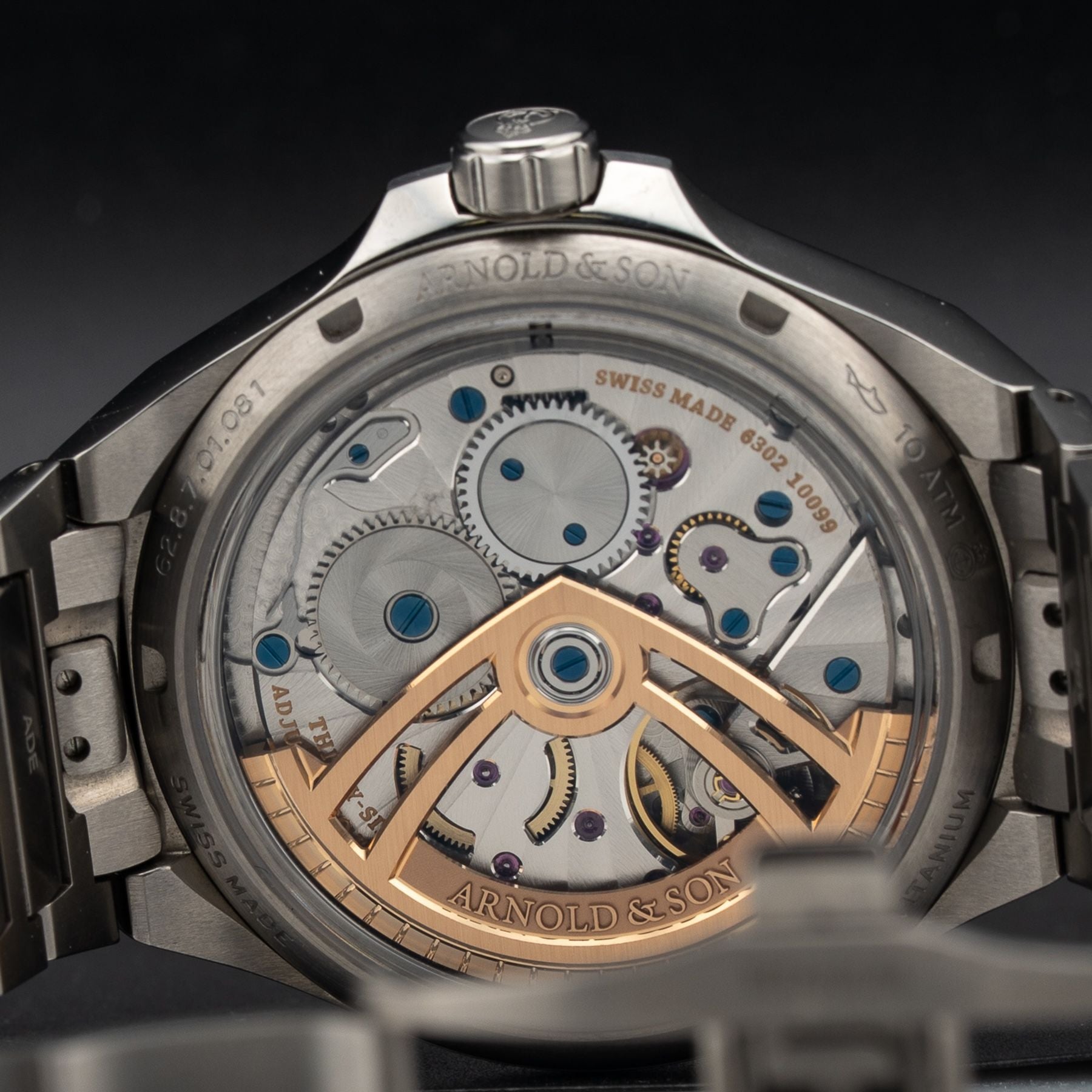 Arnold & Son 1LTAT.U01A.N001U Longitude Titanium Ocean Blue