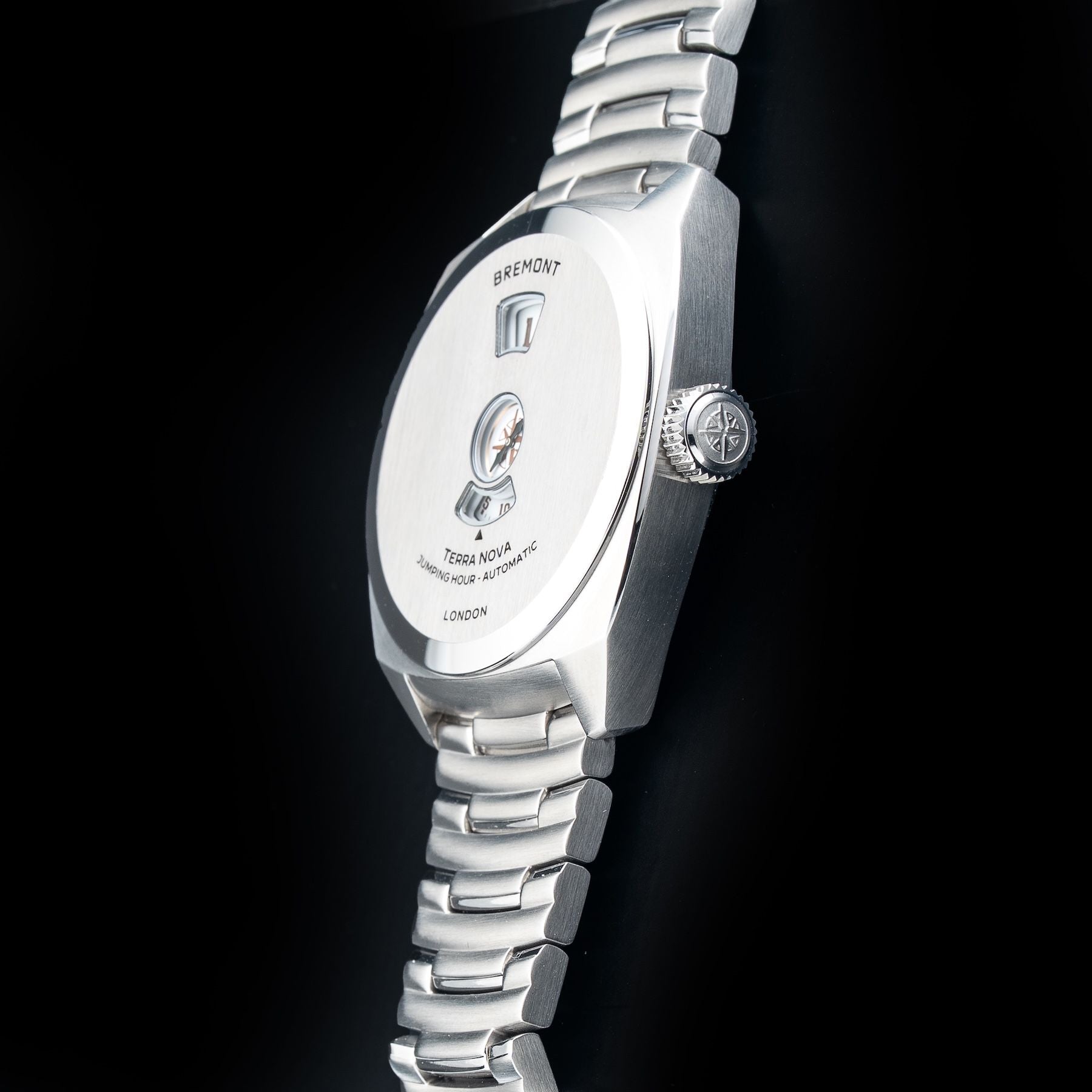 Bremont TN38-JH-SS-CC-B Terra Nova Jumping Hour On Bracelet