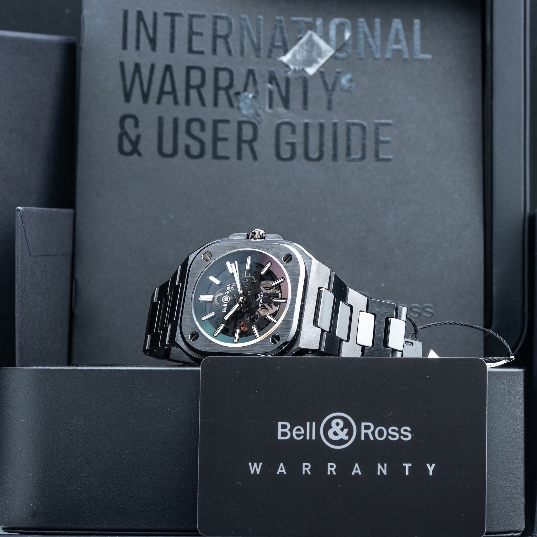 Bell & Ross BR05A-BL-SK-CE/SCE Skeleton Black Ceramic on Bracelet