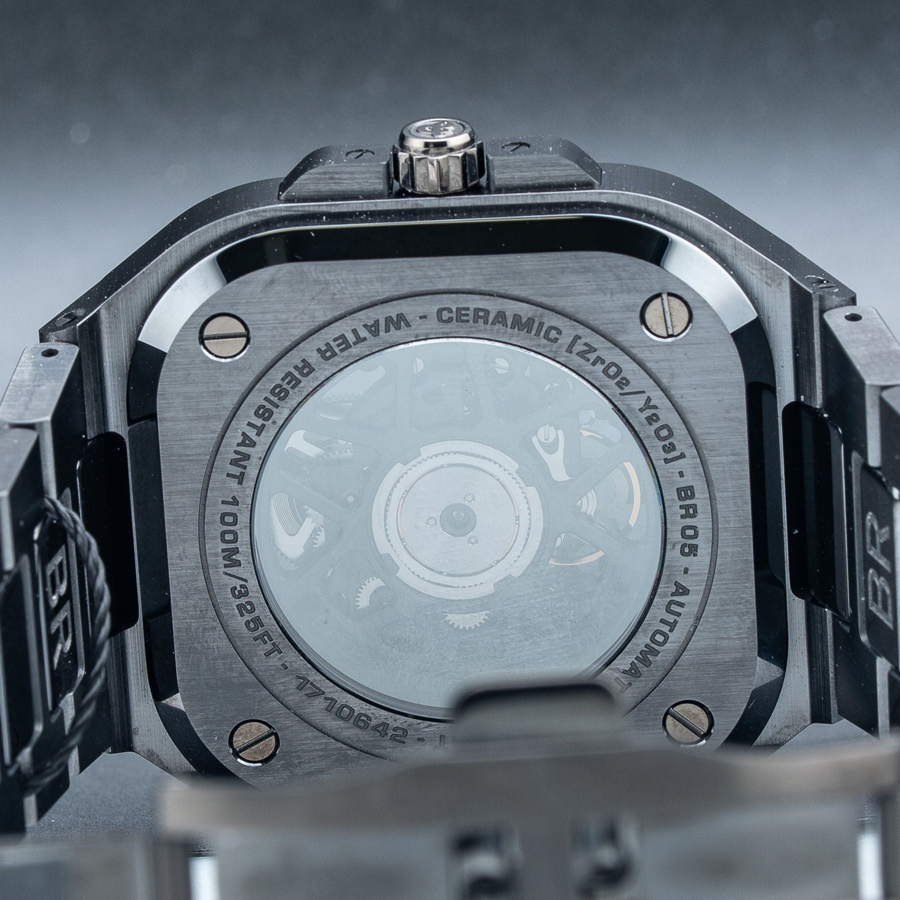 Bell & Ross BR05A-BL-SK-CE/SCE Skeleton Black Ceramic on Bracelet