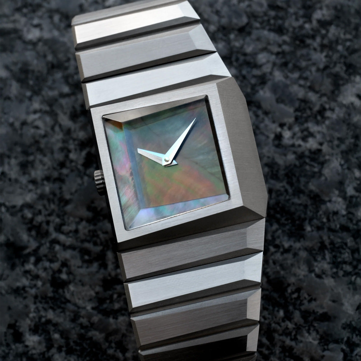 Toledano & Chan B/1.2 - Tahitian Mother of Pearl Destro with Brutalist Case Architecture
