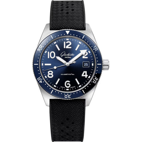 Glashütte Original 1-39-11-09-81-33 SeaQ on Rubber Strap