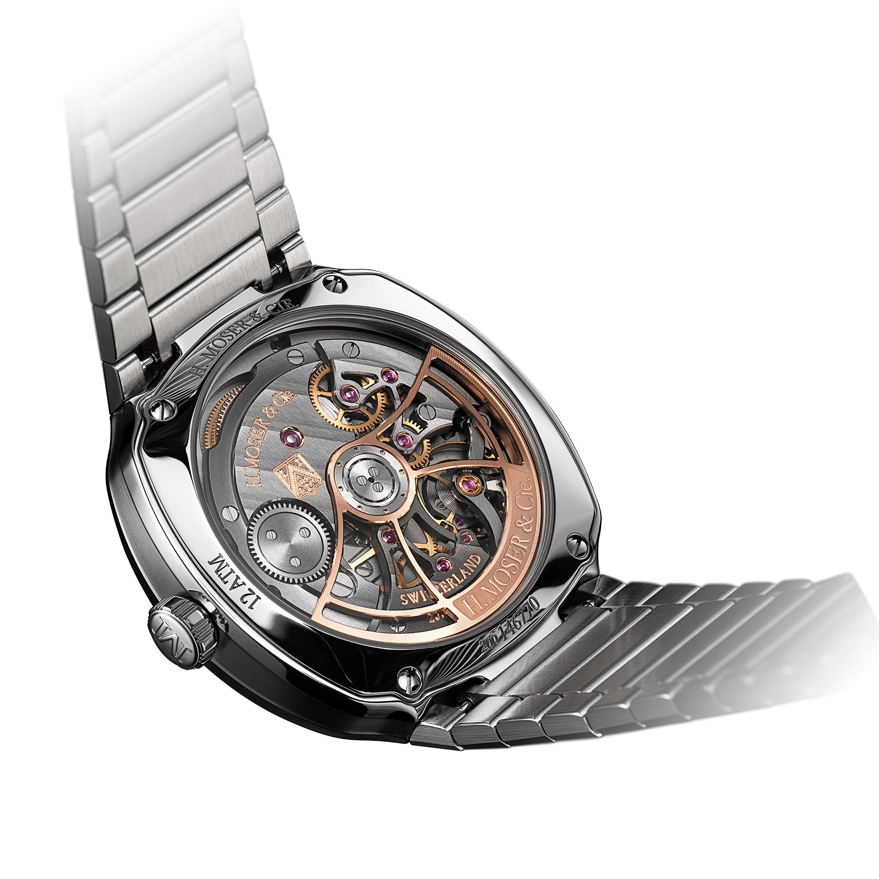 H. Moser & Cie. 6270-1200 Streamliner Perpetual Moon Concept Meteorite