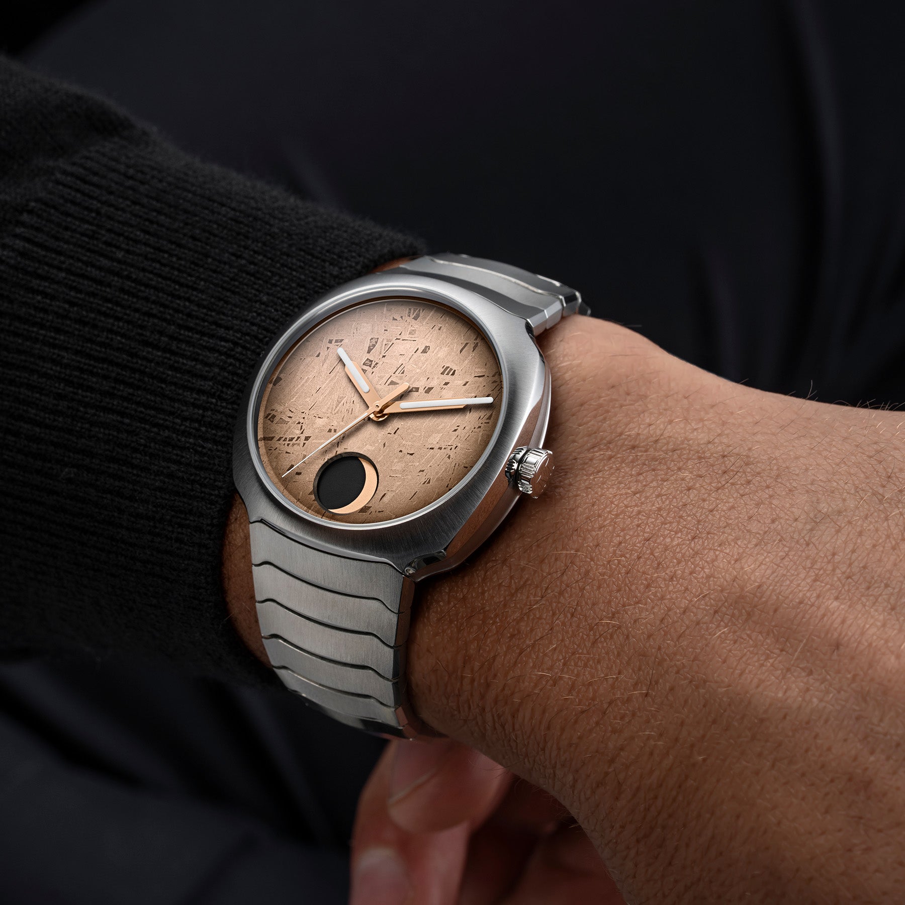 H. Moser & Cie. 6270-1200 Streamliner Perpetual Moon Concept Meteorite