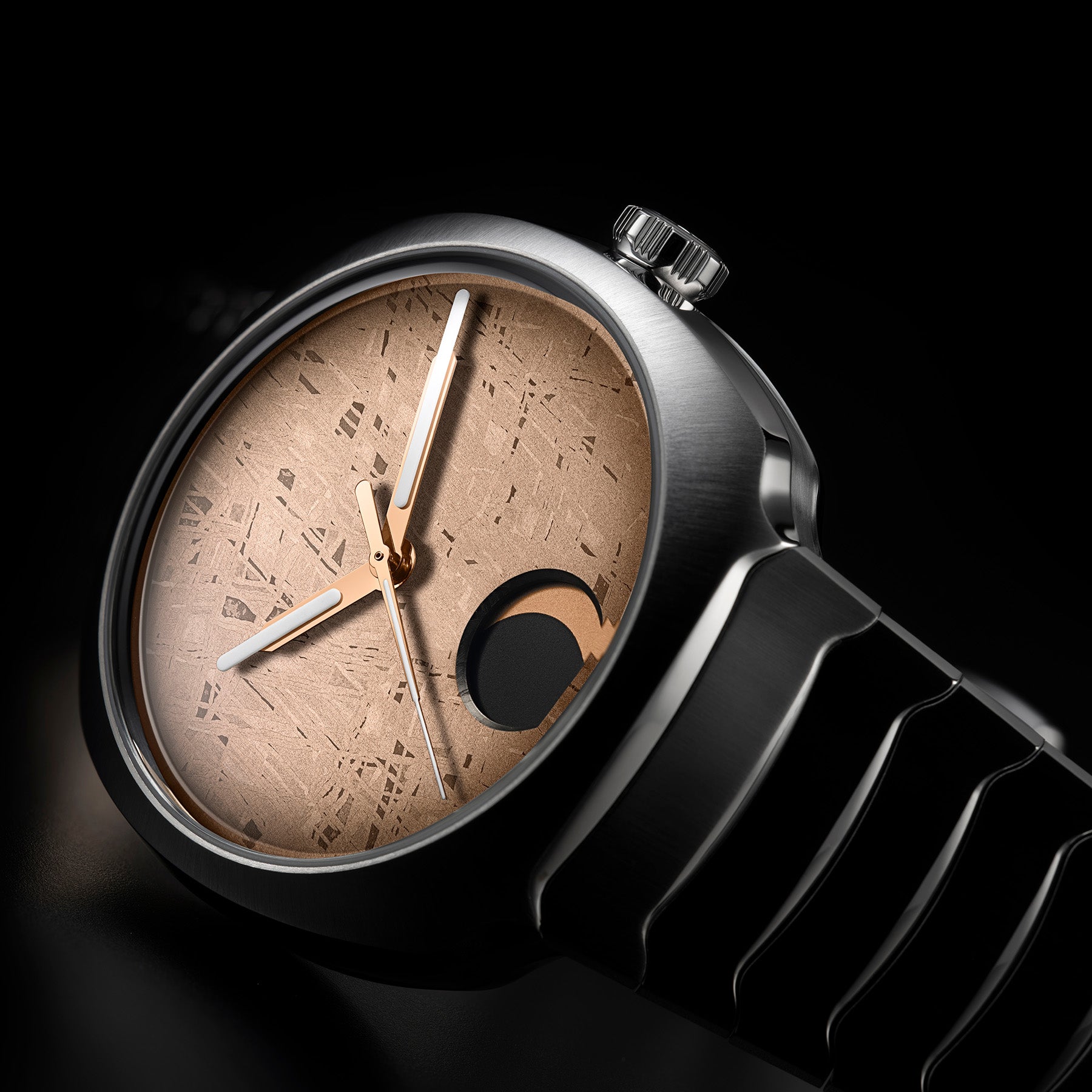 H. Moser & Cie. 6270-1200 Streamliner Perpetual Moon Concept Meteorite