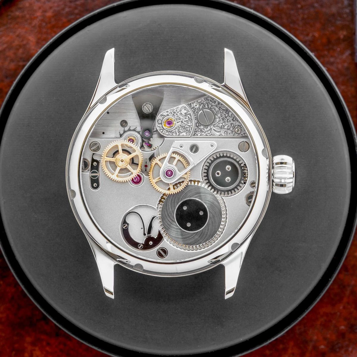 Garrick S3 Deadbeat Seconds - Rose Gold Dial British Jumping Seconds