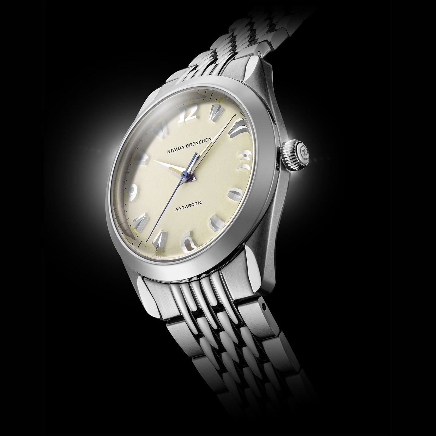 Nivada Grenchen 32080A04 Antarctic 38mm Eggshell Beige Luminova
