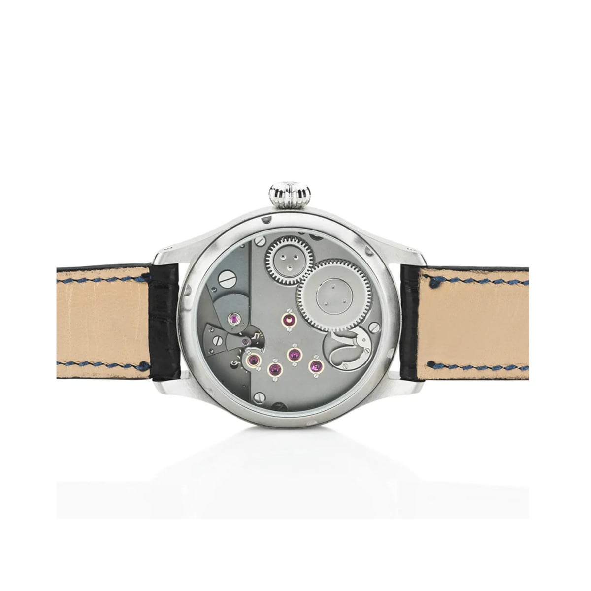 Garrick S3 MK2 Steel Rhodium Dial With Frosted Movement