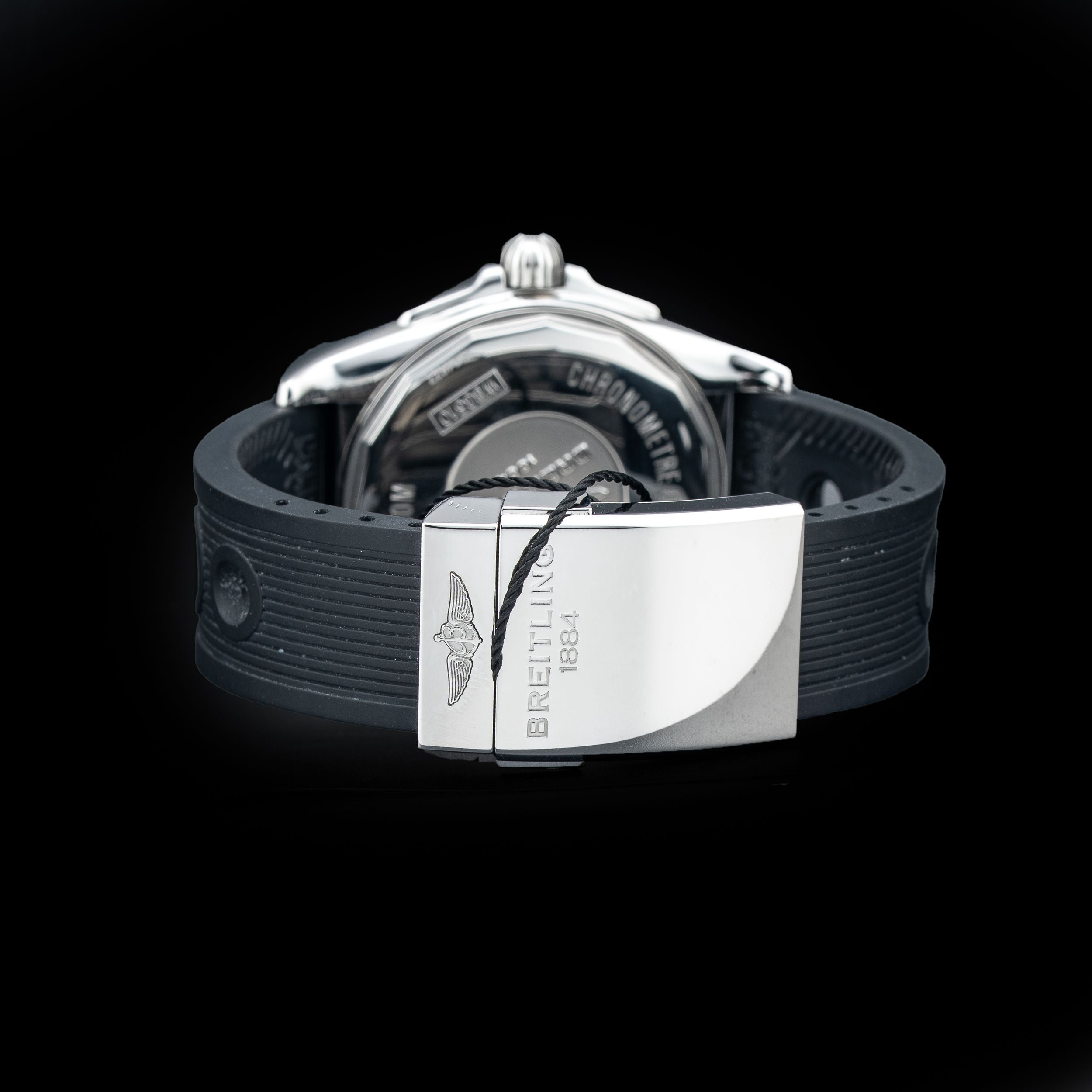 Breitling WB3510 Galactic Sleekt Unitime On Rubber Strap