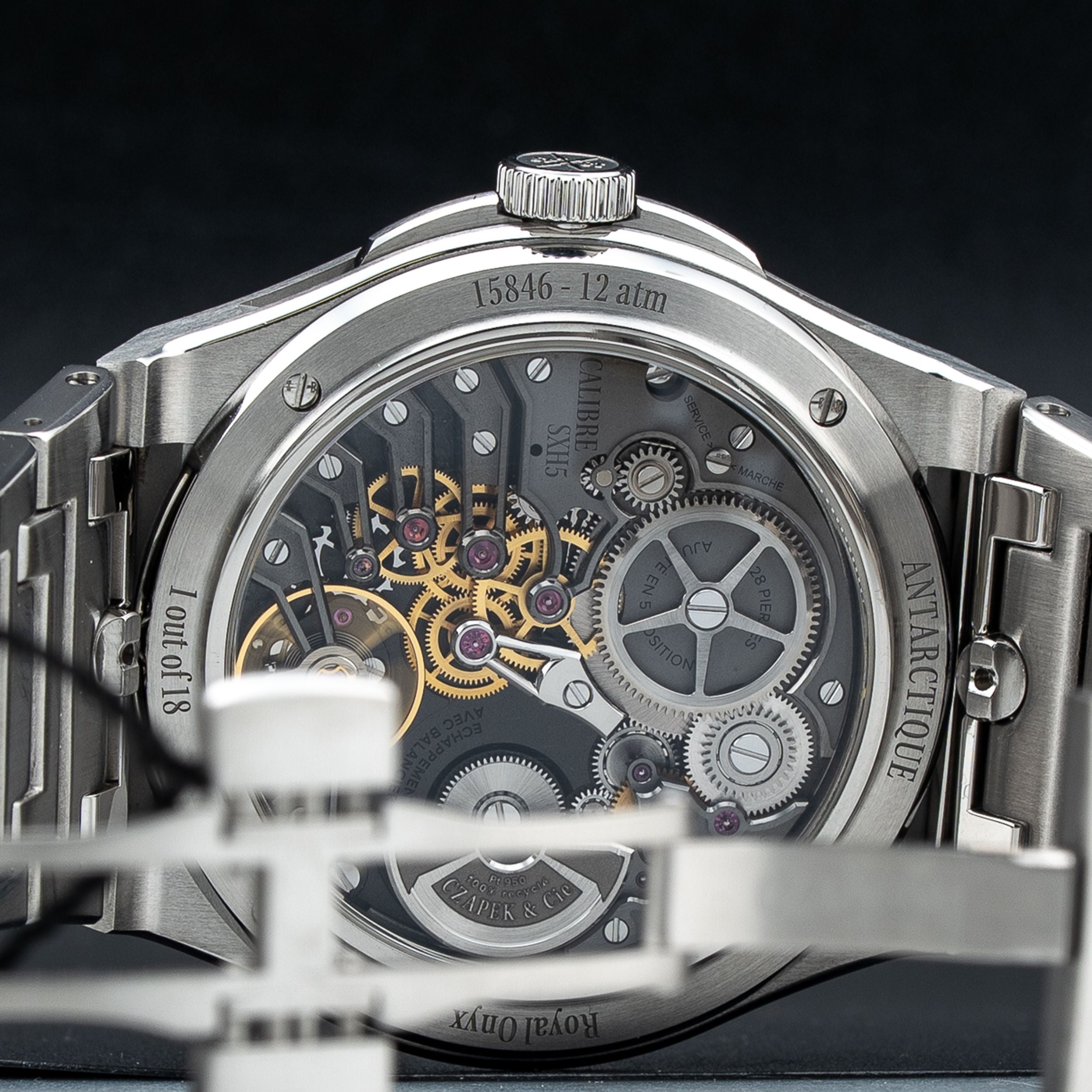 Czapek Antarctique Royal Onyx 40.50mm Stainless Steel
