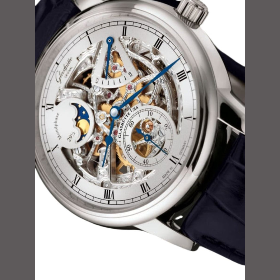 Glashütte Original 1-49-13-15-04-30 Senator Moonphase Skeleton