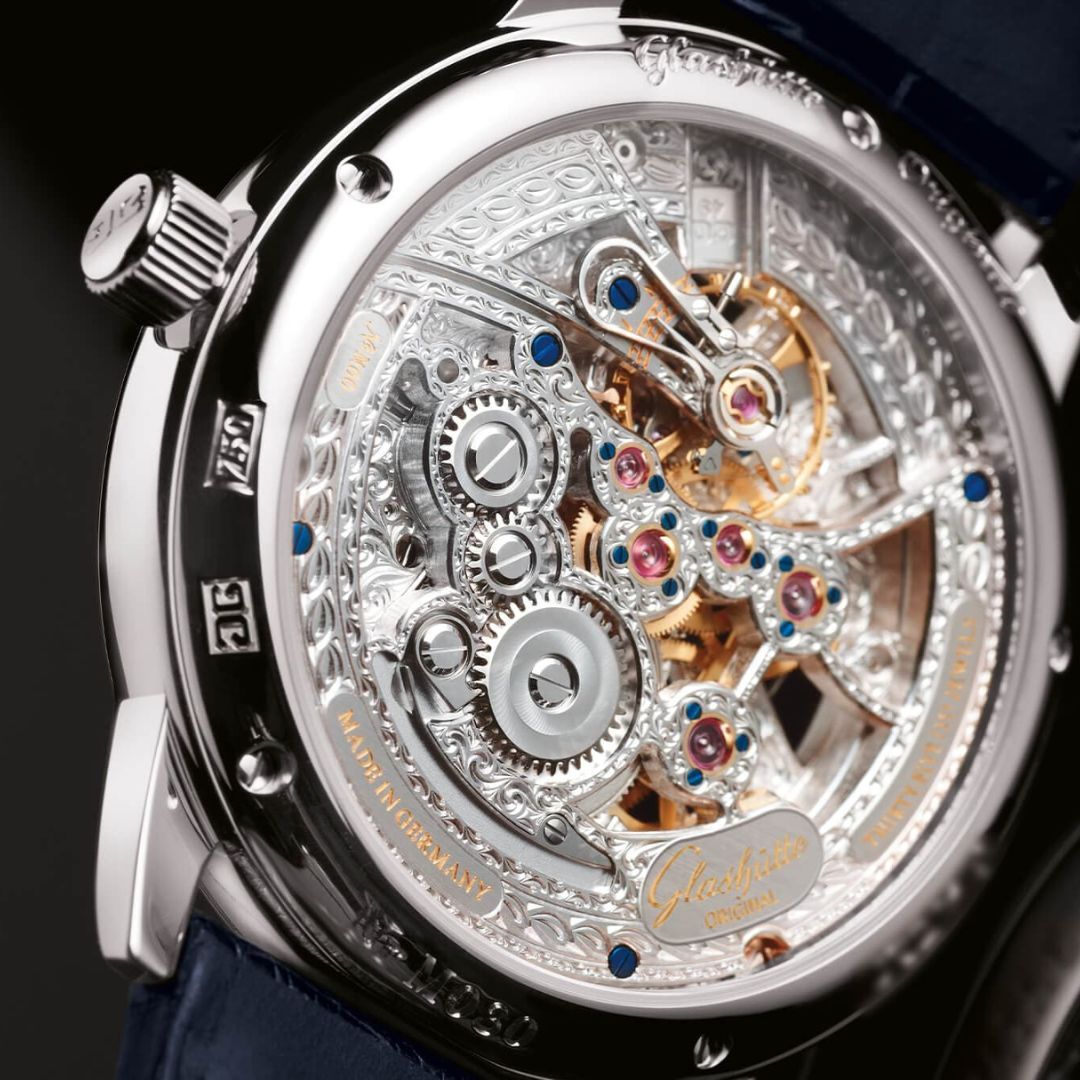Glashütte Original 1-49-13-15-04-30 Senator Moonphase Skeleton