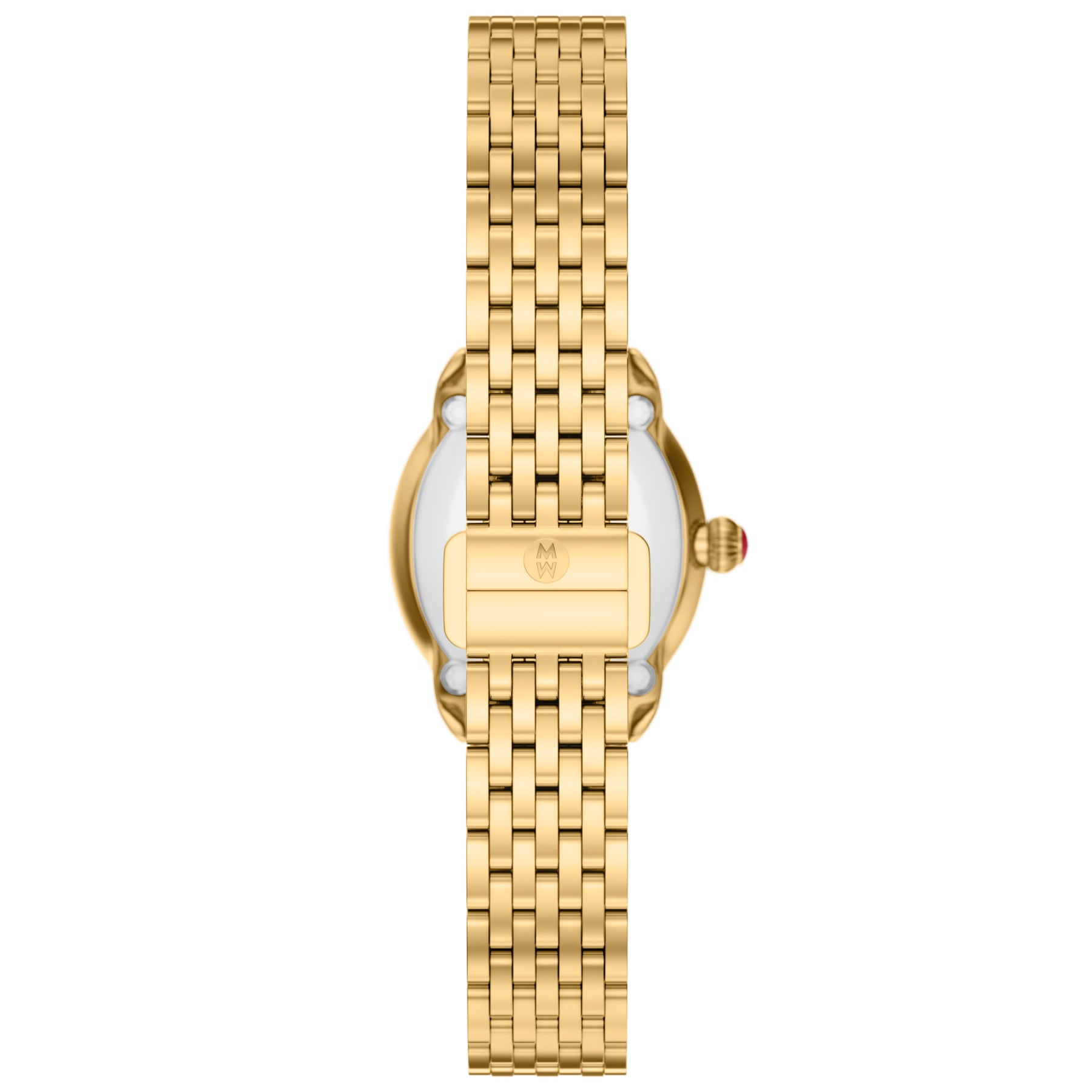 Michele Women's Serein Oval Diamond 18K Gold-Plated Watch, MWW21H000003