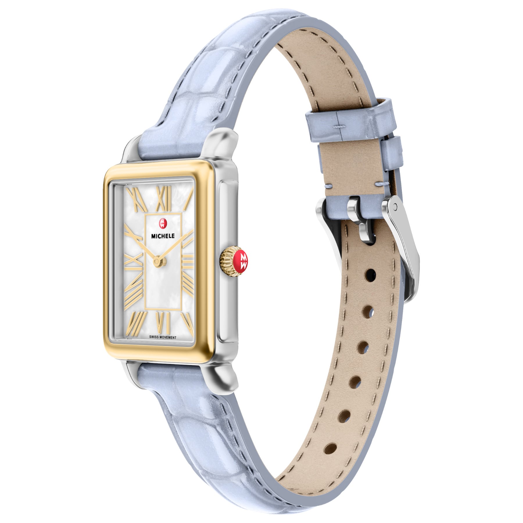 Michele Women's Deco Park Two-Tone 18K Gold-Plated Watch, MWW06E000149