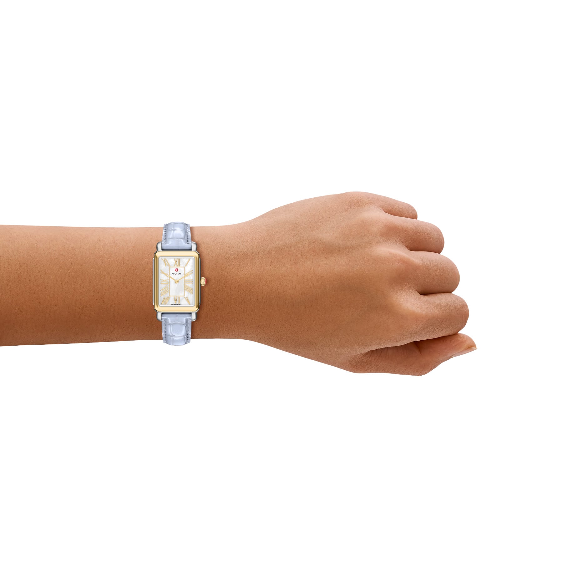 Michele Women's Deco Park Two-Tone 18K Gold-Plated Watch, MWW06E000149