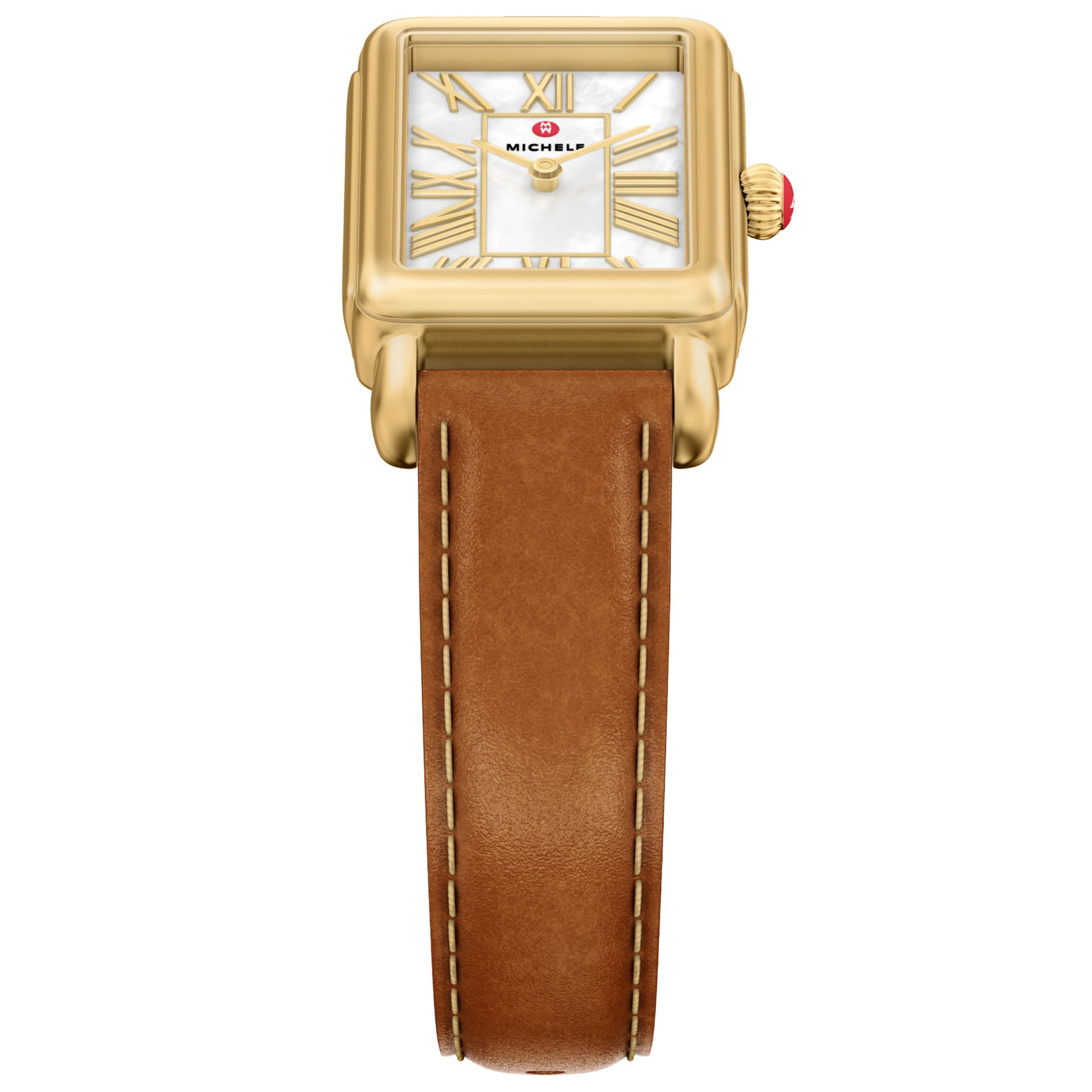 Michele Women's Deco Park 18K Gold-Plated Watch, MWW06E000150