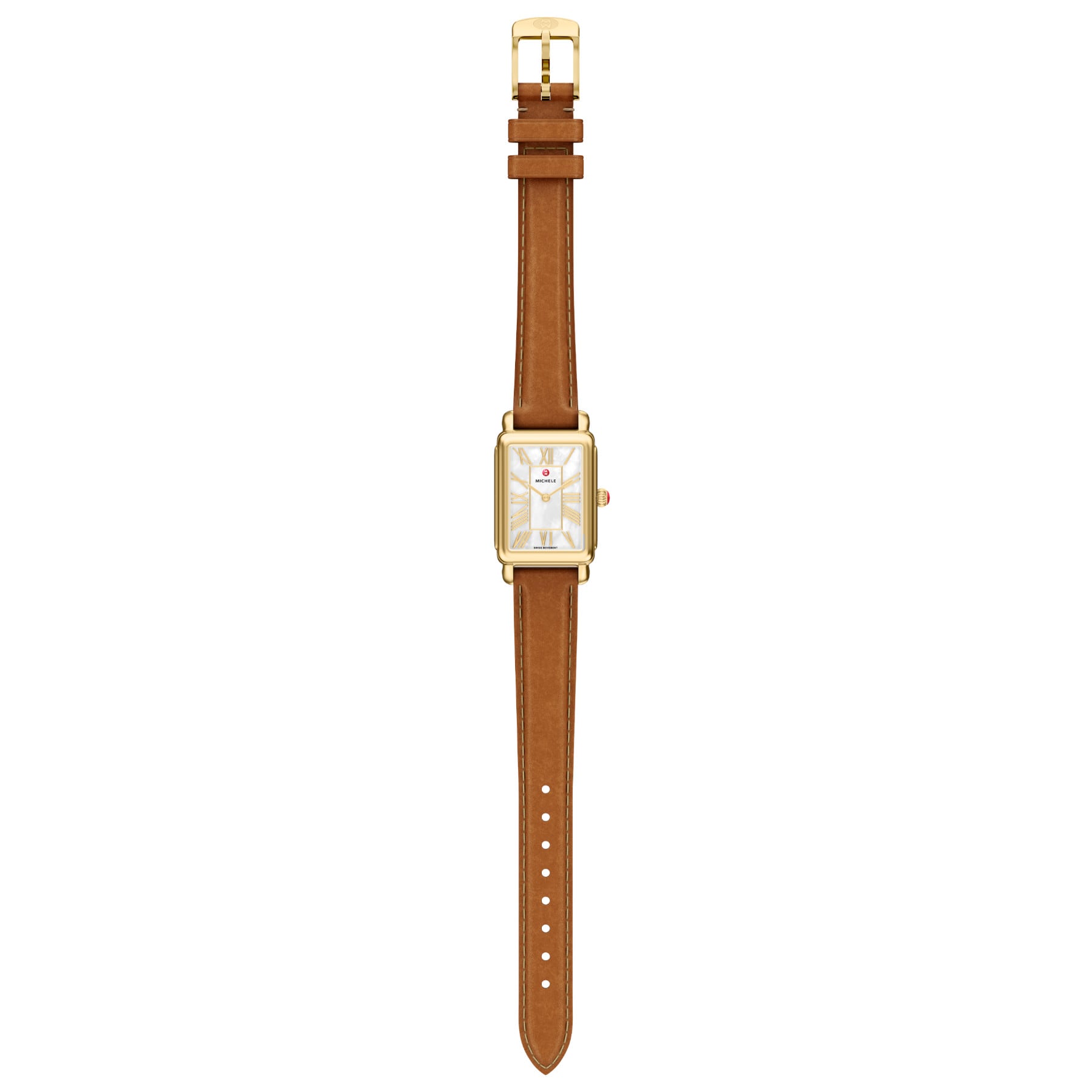Michele Women's Deco Park 18K Gold-Plated Watch, MWW06E000150