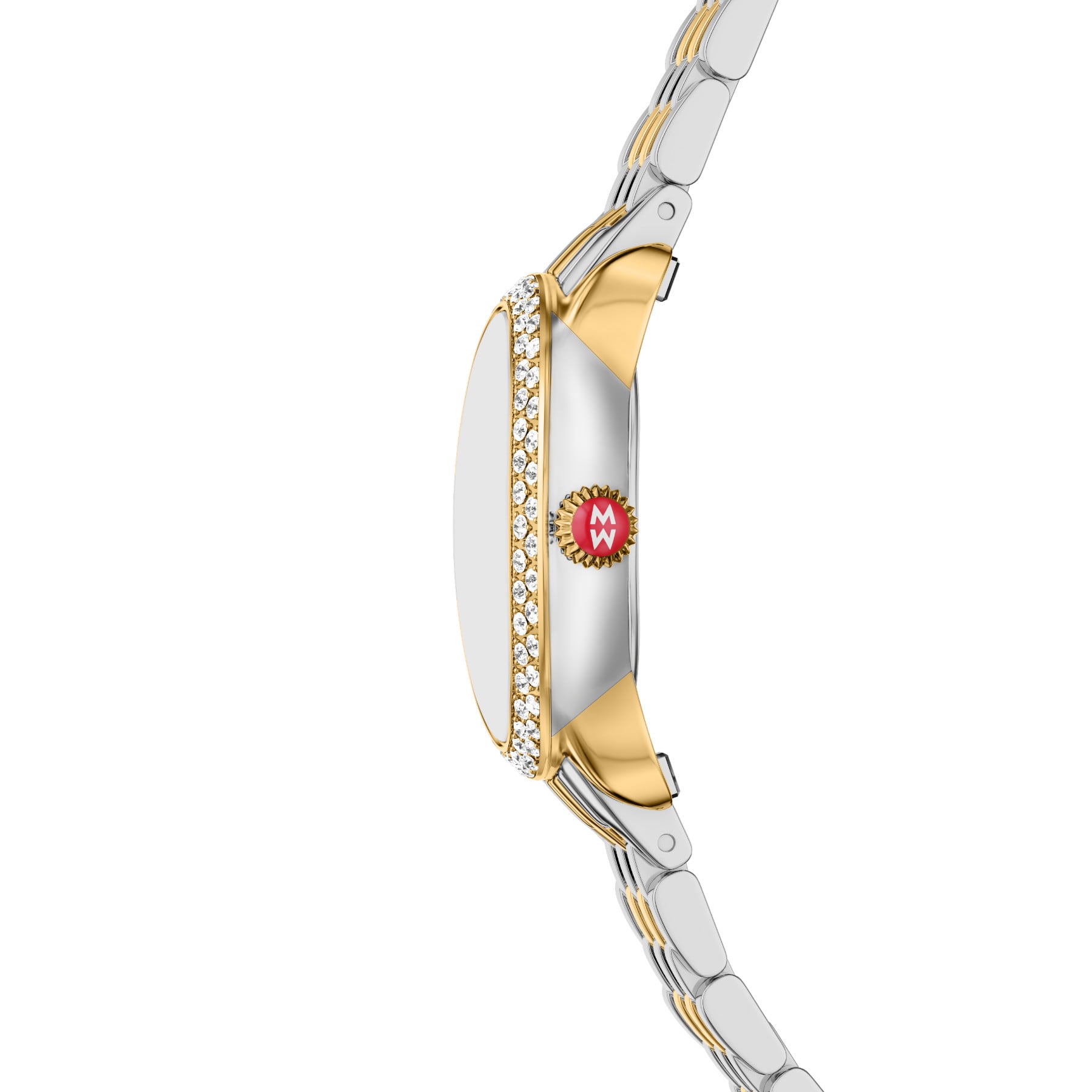 Michele Women's Serein Oval Diamond Two-Tone 18K Gold-Plated Watch, MWW21H000002