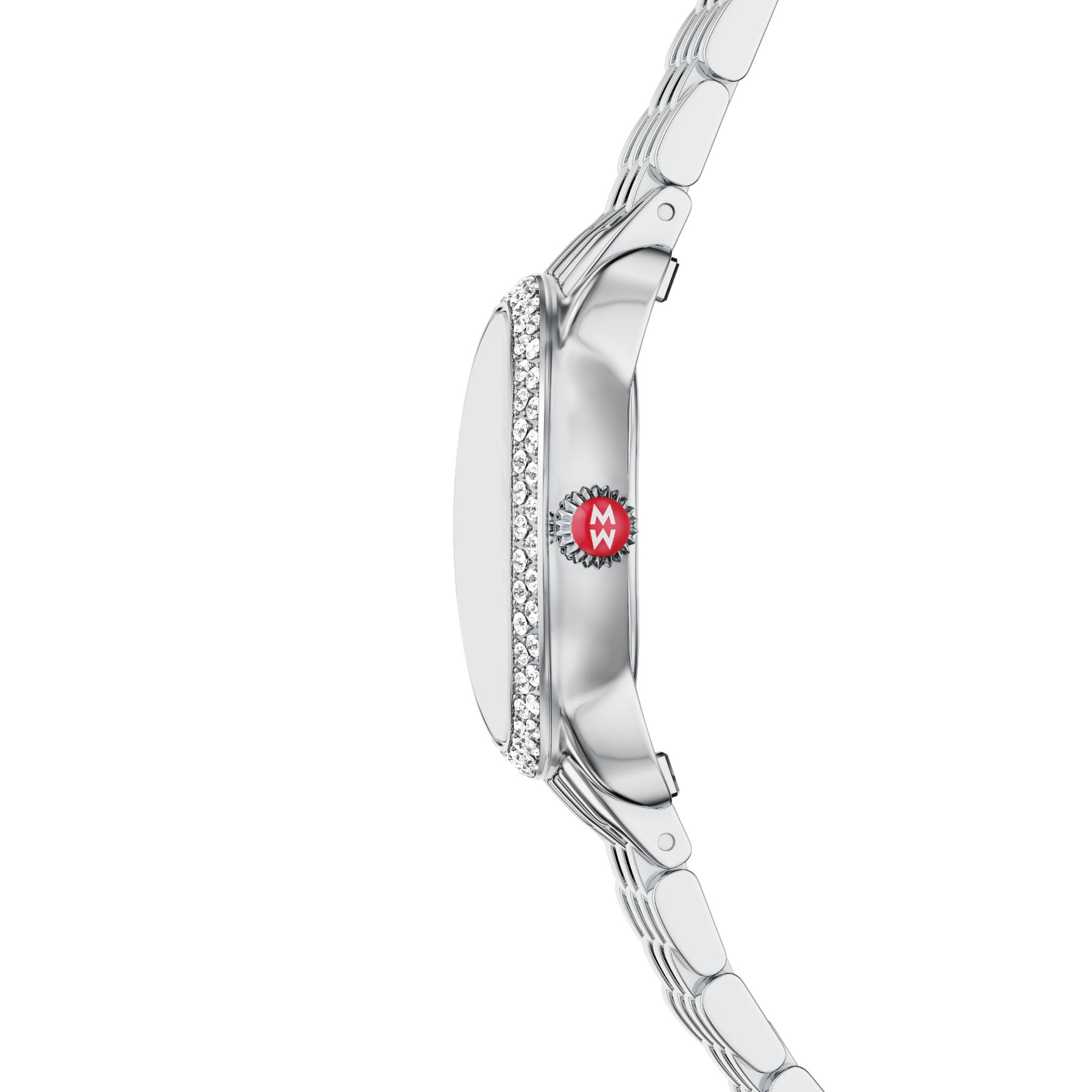 Michele Women's Serein Oval Diamond Stainless Steel Watch, Mww21H000001