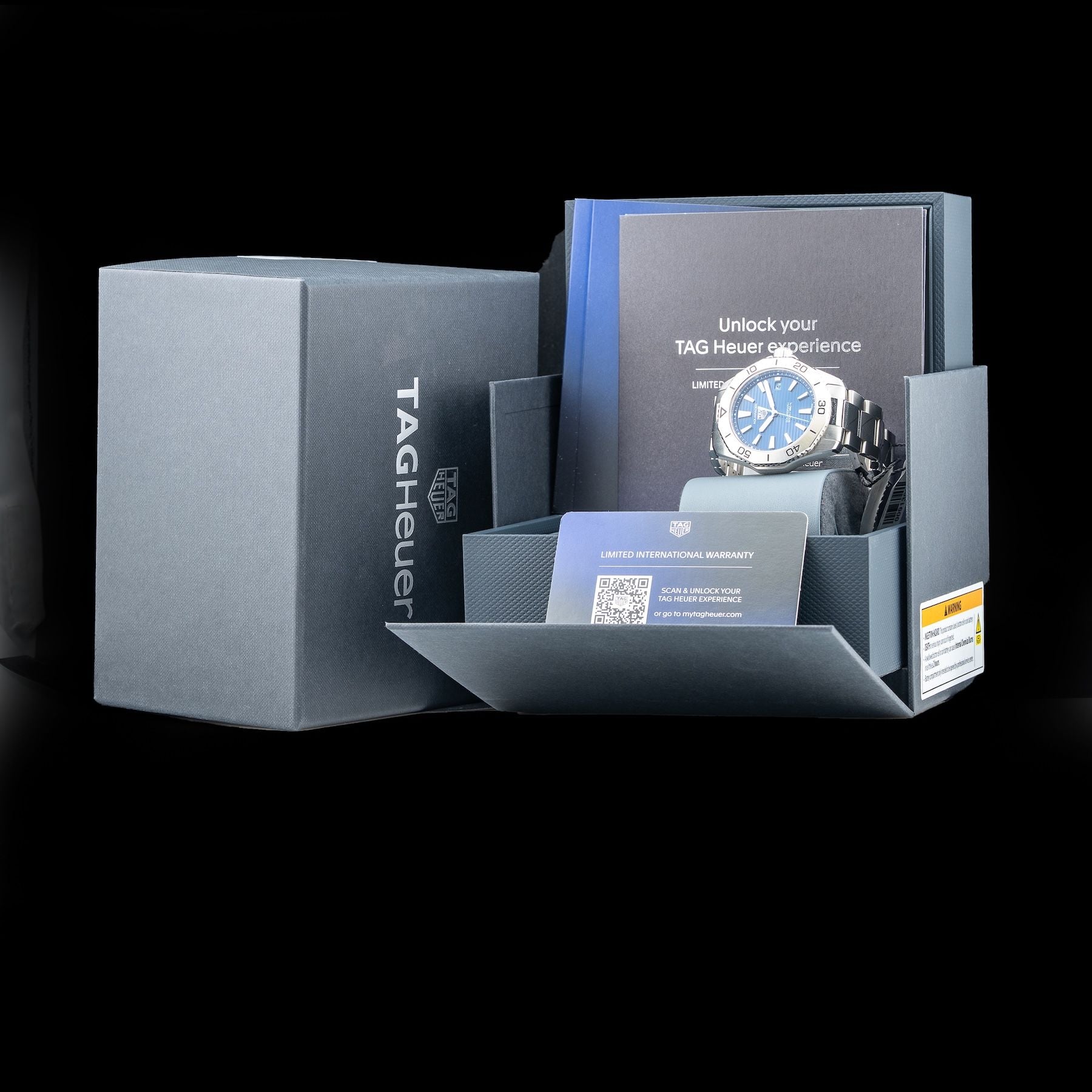TAG Heuer Aquaracer Professional 200 Solargraph WBP1113.BA0000 Blue Dial