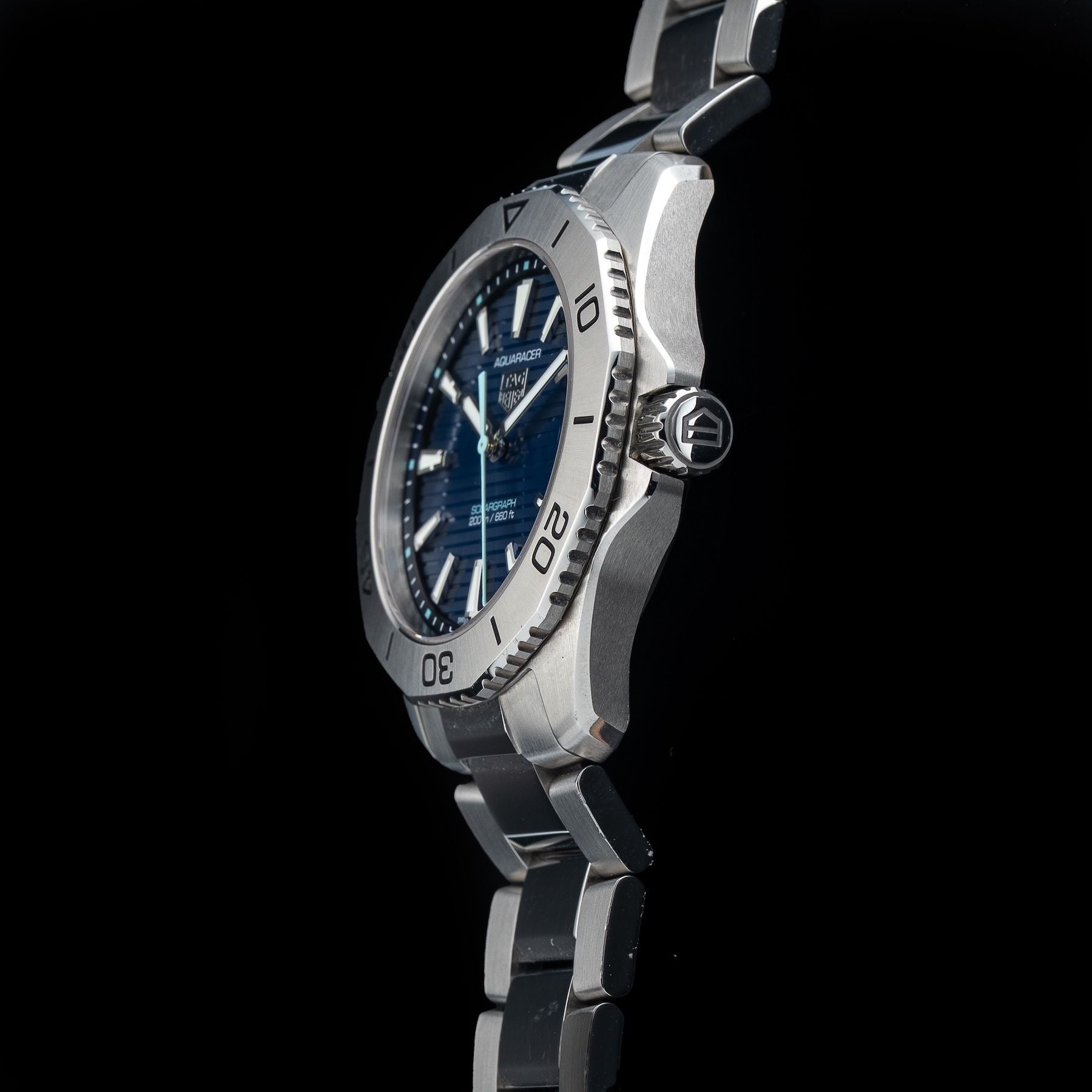 TAG Heuer Aquaracer Professional 200 Solargraph WBP1113.BA0000 Blue Dial