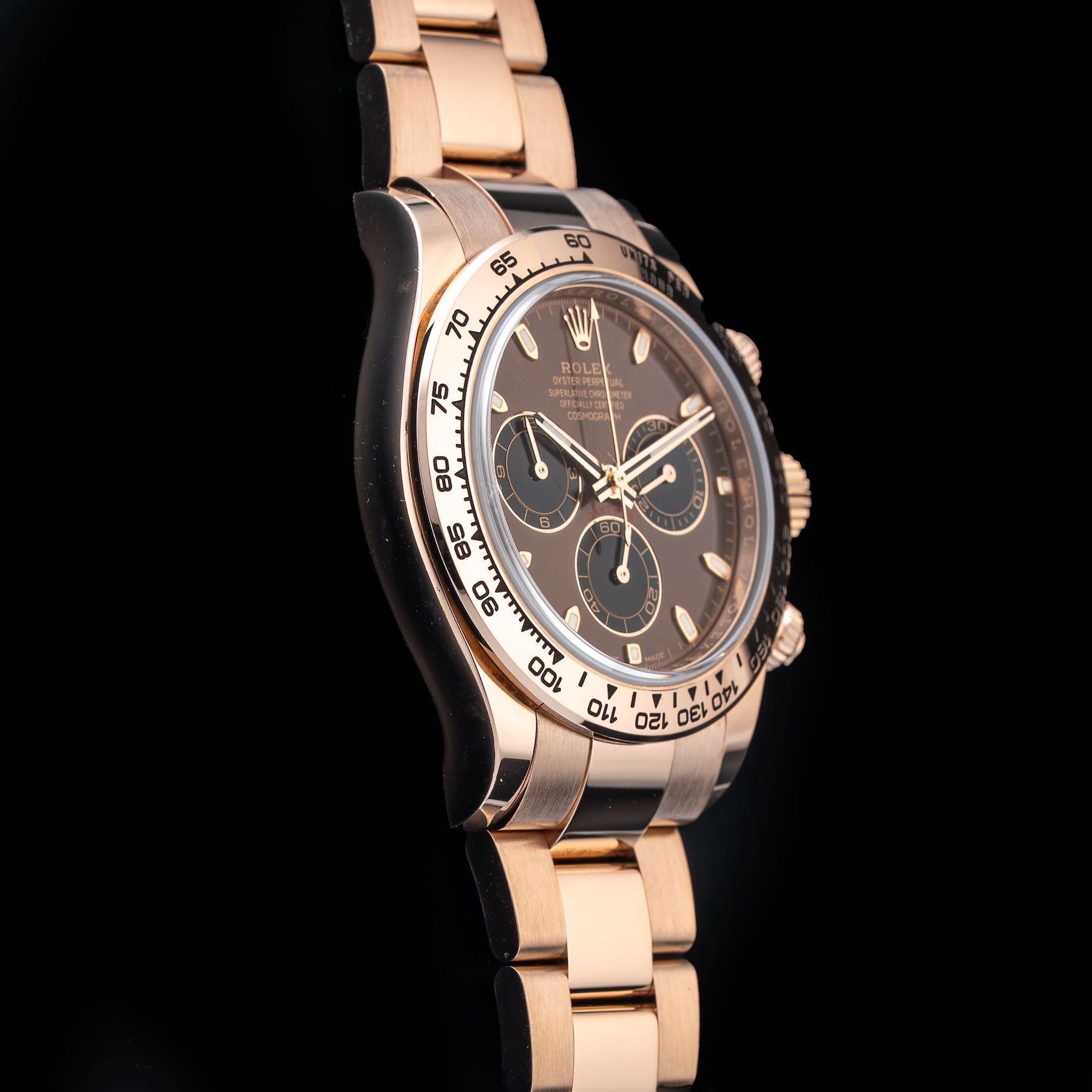 Rolex Daytona Rose Gold Chocolate Dial 116505-0013