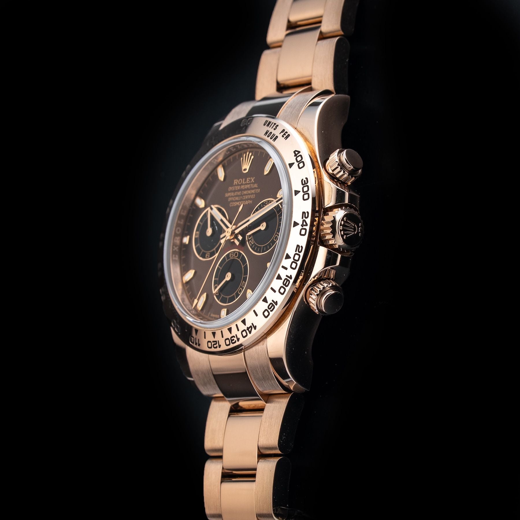 Rolex Daytona Rose Gold Chocolate Dial 116505-0013
