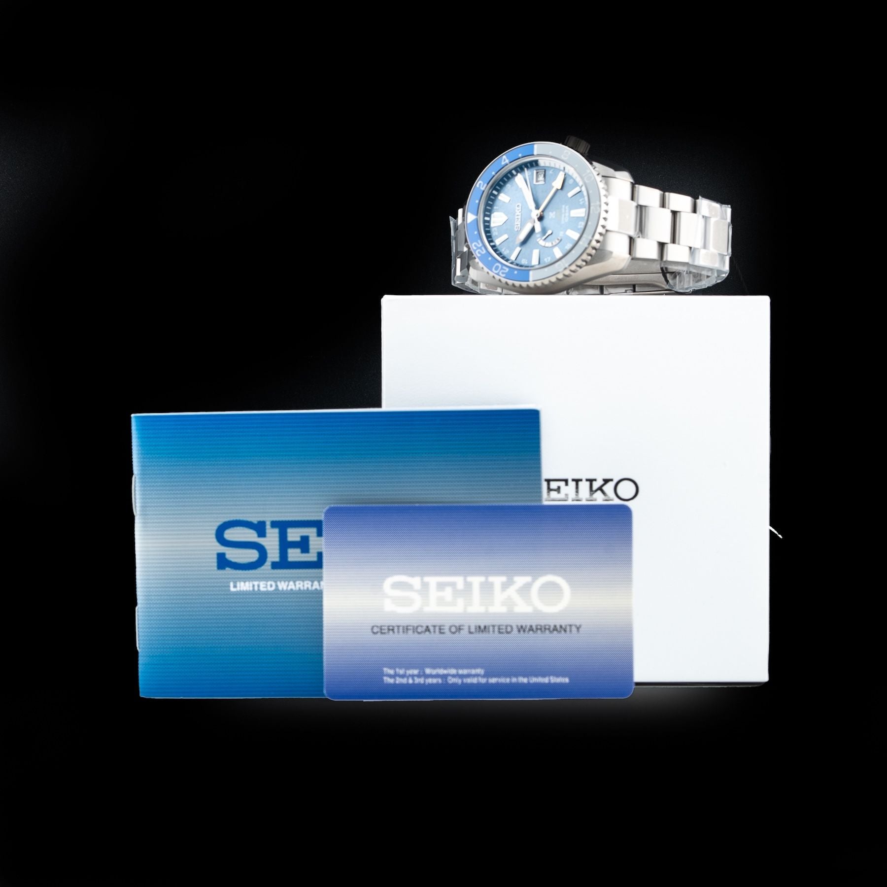 Seiko Prospex SNR055 LX GMT Earth Topography U.S Special Edition