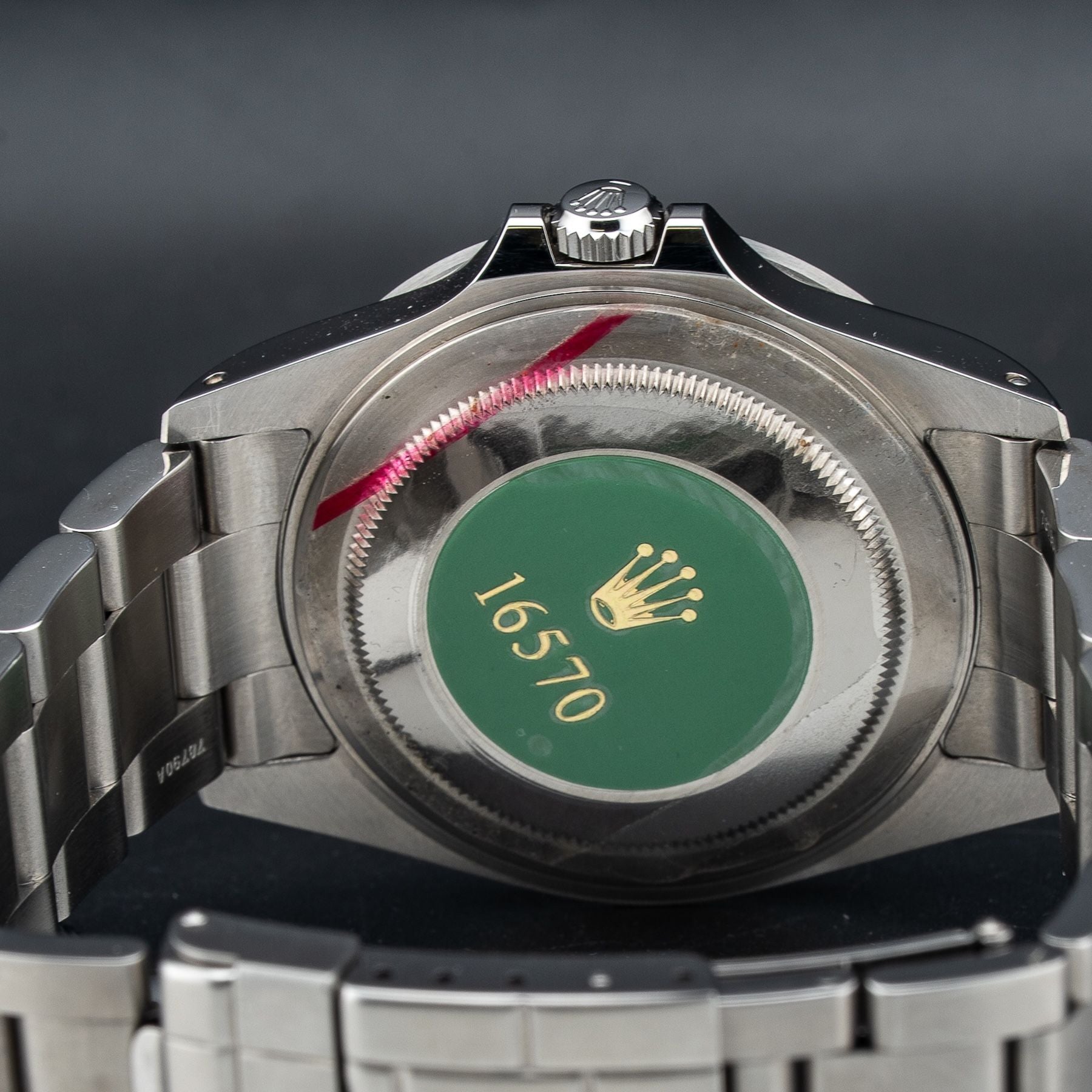 Rolex 16570 Explorer II Black Dial