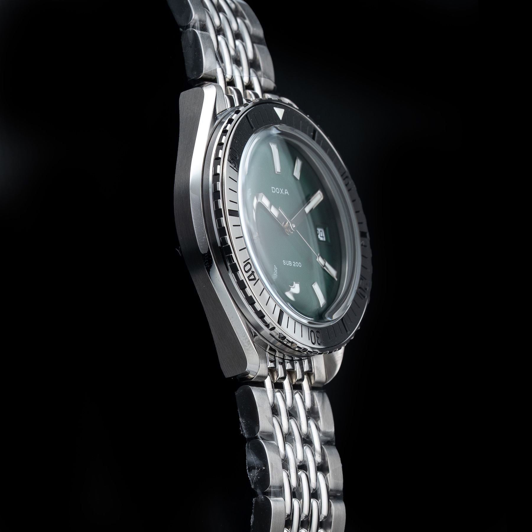 DOXA SUB 200 Sea Emerald 796.10.131.10 On Stainless Steel Bracelet