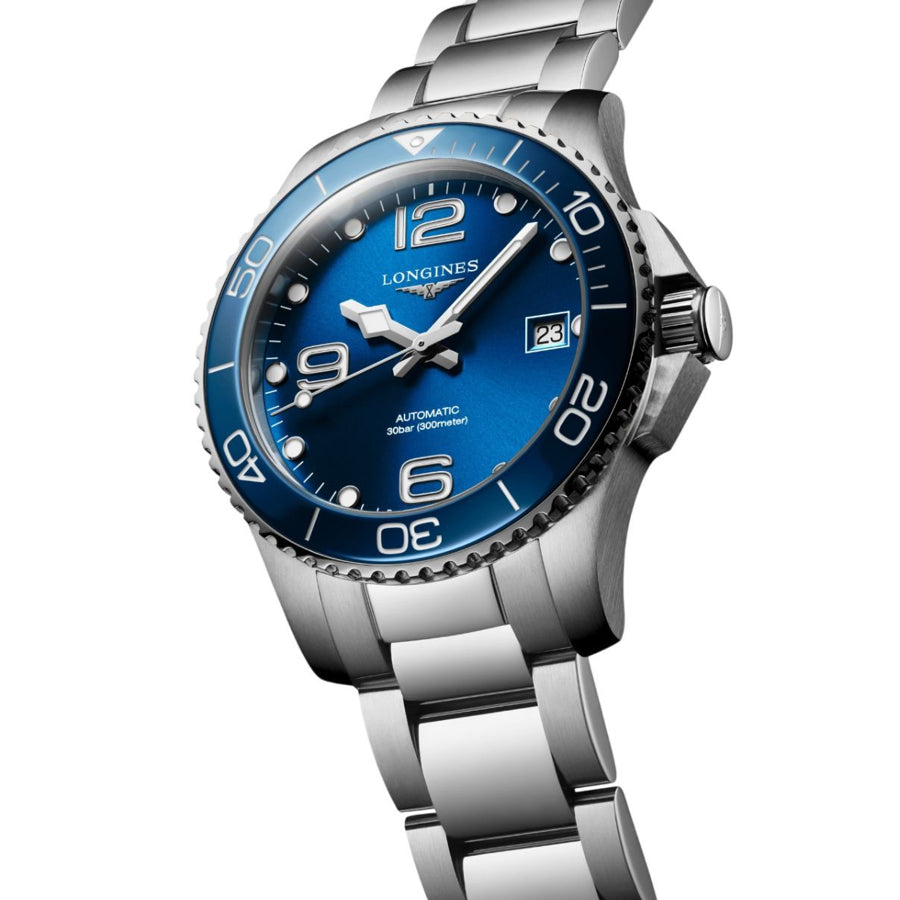 Longines Hydroconquest Sunray Blue Dial on Bracelet L3.780.4.96.6