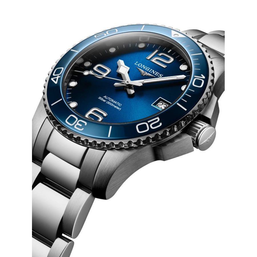 Longines Hydroconquest Sunray Blue Dial on Bracelet L3.780.4.96.6