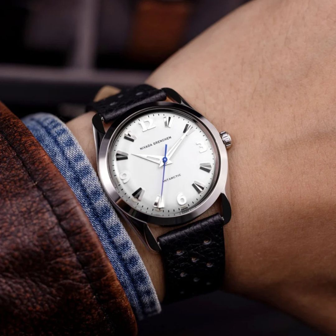 Nivada Grenchen 35005M40 Antarctic 35mm White Luminova