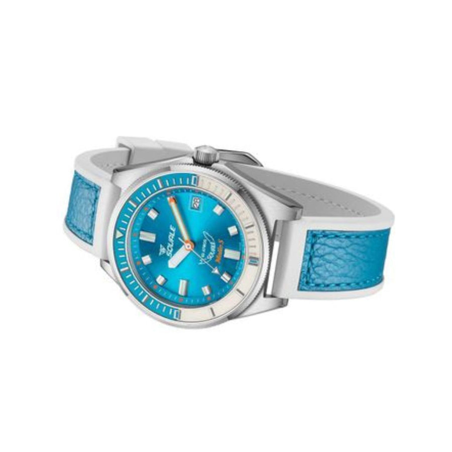 Squale Matic S MATICLBWLB.RLWLB Light Blue HydroLeather