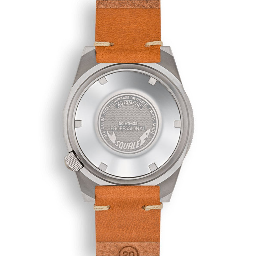 Squale 1521 Classic Blue Sand Blasted on Strap